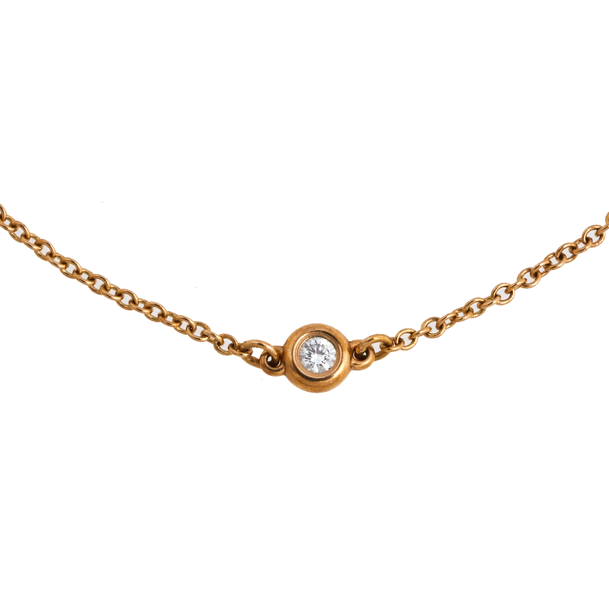 Tiffany & Co. Elsa Peretti Diamonds by The Yard Collection 18K Rose Gold Bracelet
Tiffany & Co. Elsa Peretti Diamonds by The Yard Collection 18K Rose Gold Bracelet