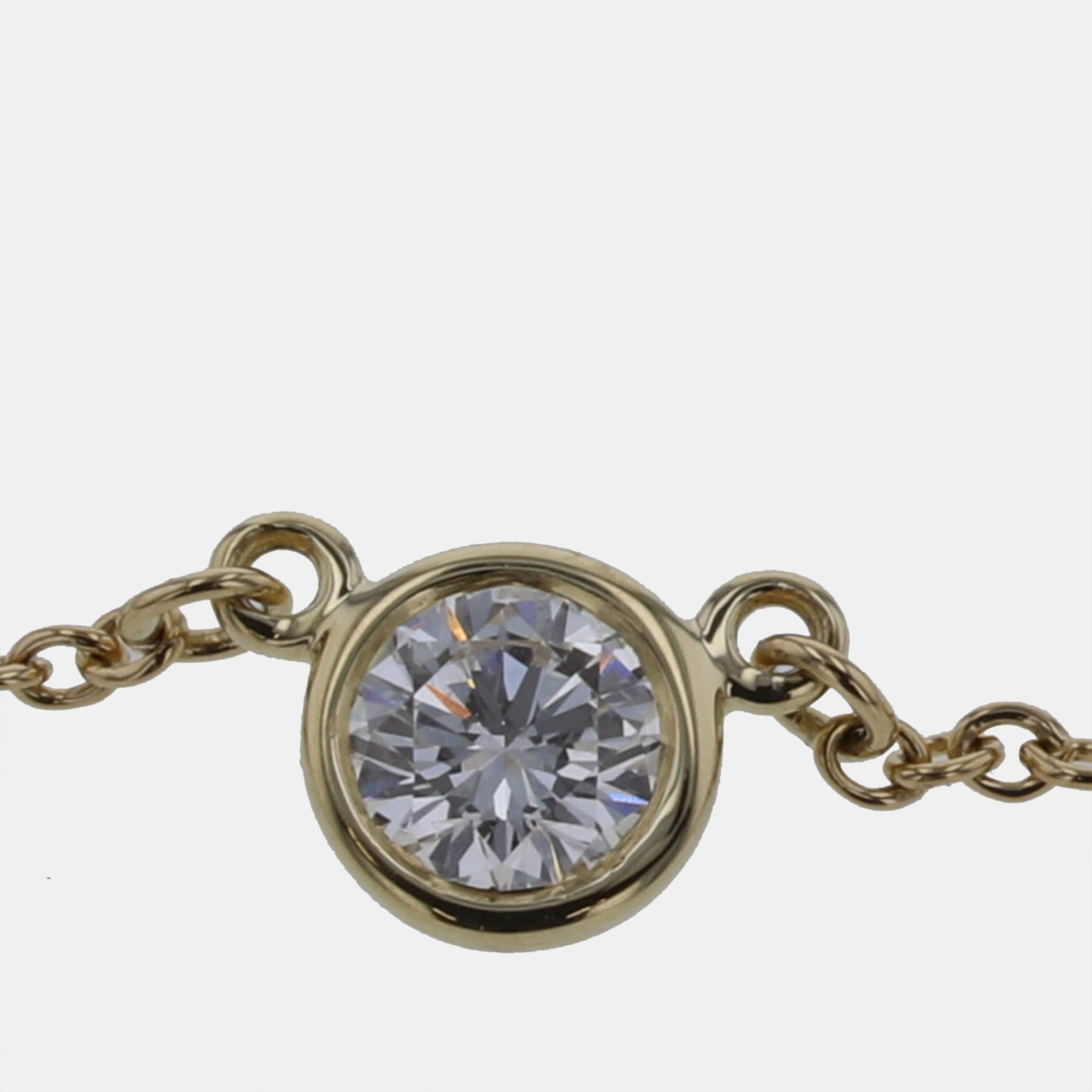 Tiffany & Co. 18K Yellow Gold and Diamonds by the Yard Single Diamond Pendant Necklace
Tiffany & Co. 18K Yellow Gold and Diamonds by the Yard Single Diamond Pendant Necklace