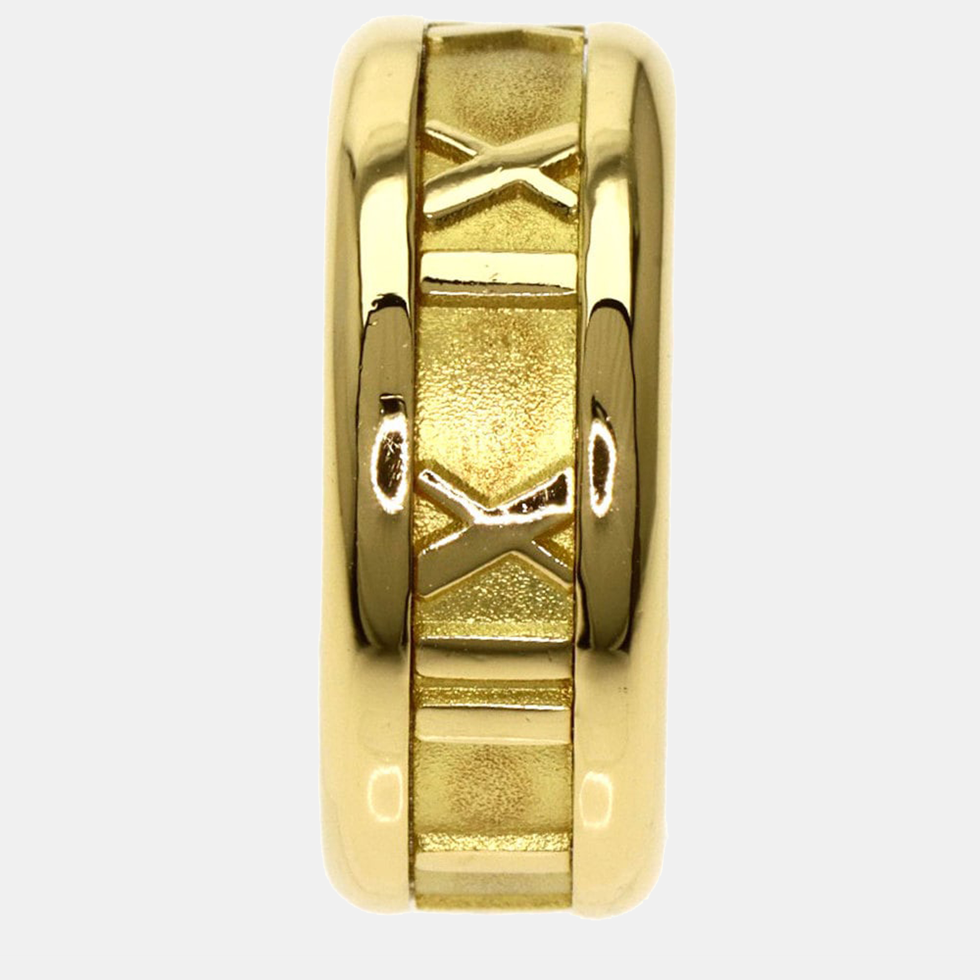 Tiffany & Co. Atlas 18K Yellow Gold Ring EU 48