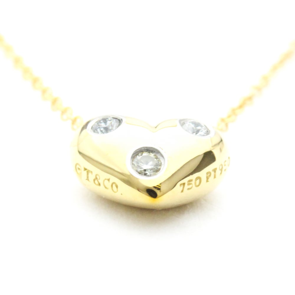 Tiffany & Co. Etoile 18K Yellow Gold Platinum Diamond Necklace