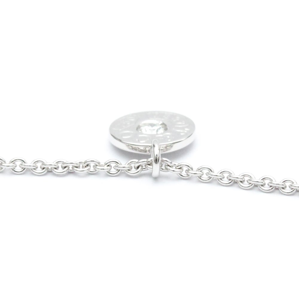 Tiffany & Co. Tiffany 1837 Circle 18K White Gold Diamond Necklace