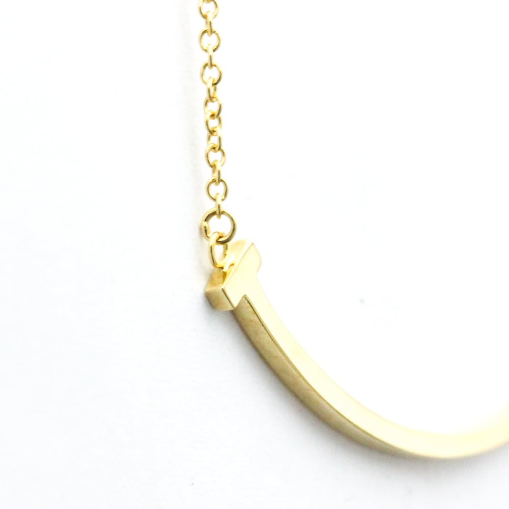 Tiffany & Co. T Smile 18K Yellow Gold Necklace