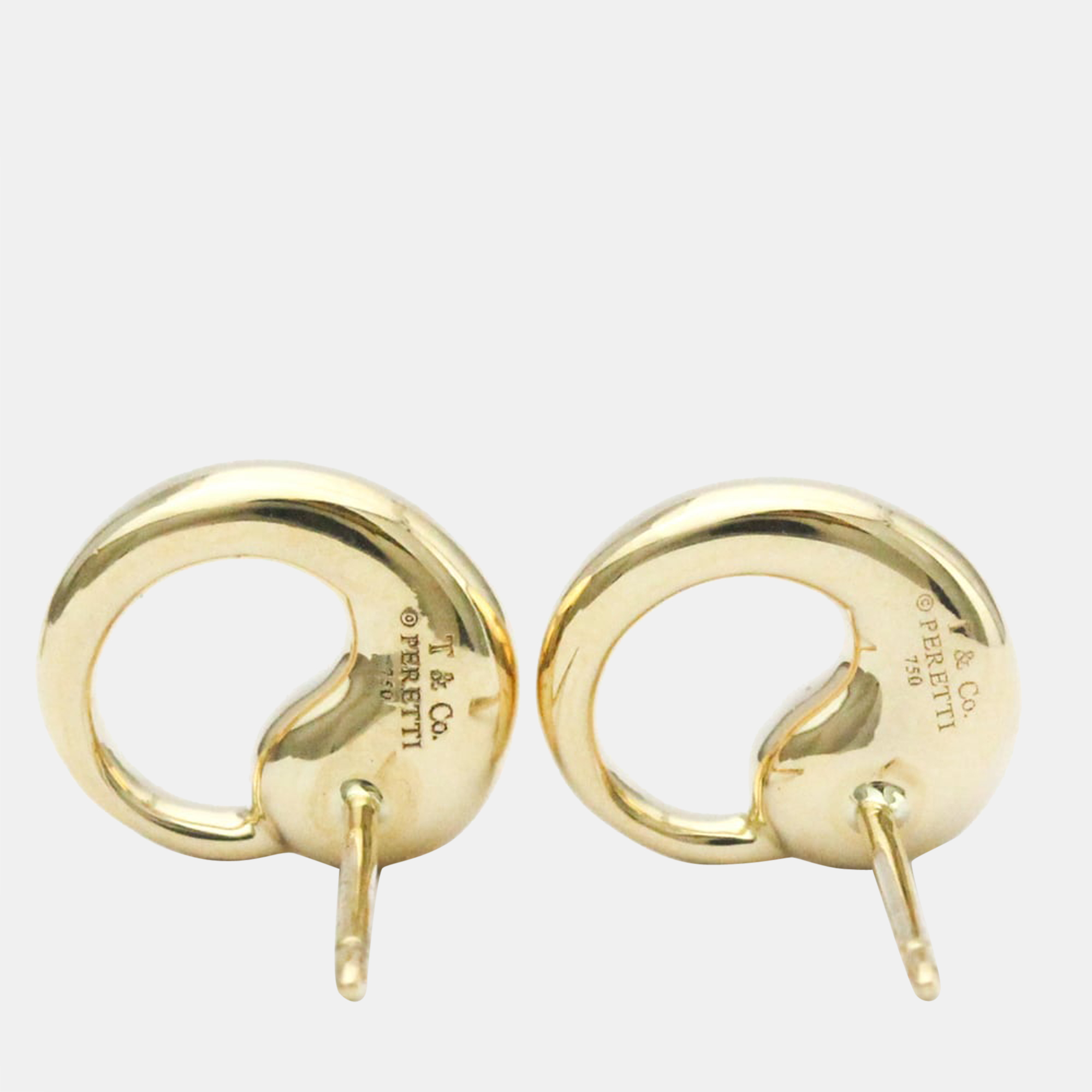 Tiffany & Co. Eternal Circle 18K Yellow Gold Earrings