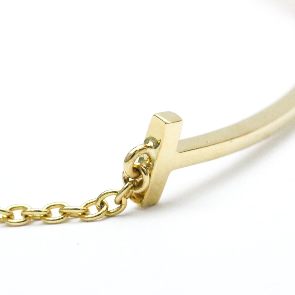 Tiffany & Co. T Smile 18K Yellow Gold Bracelet 16.5