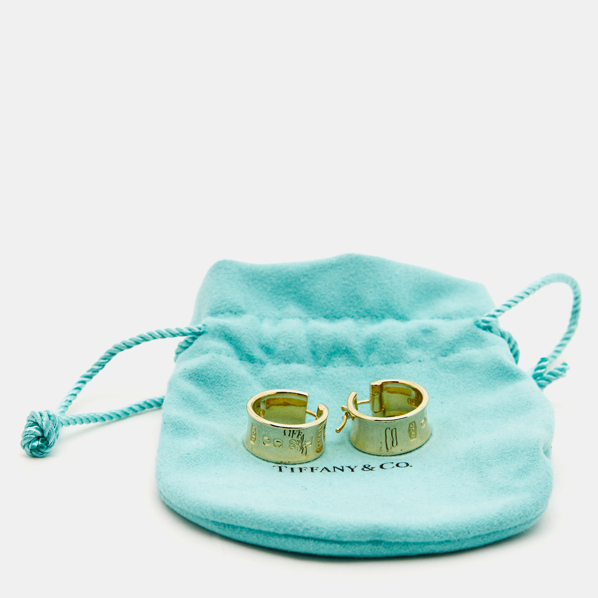 Tiffany & Co. 1837 18k Yellow Gold Earrings
