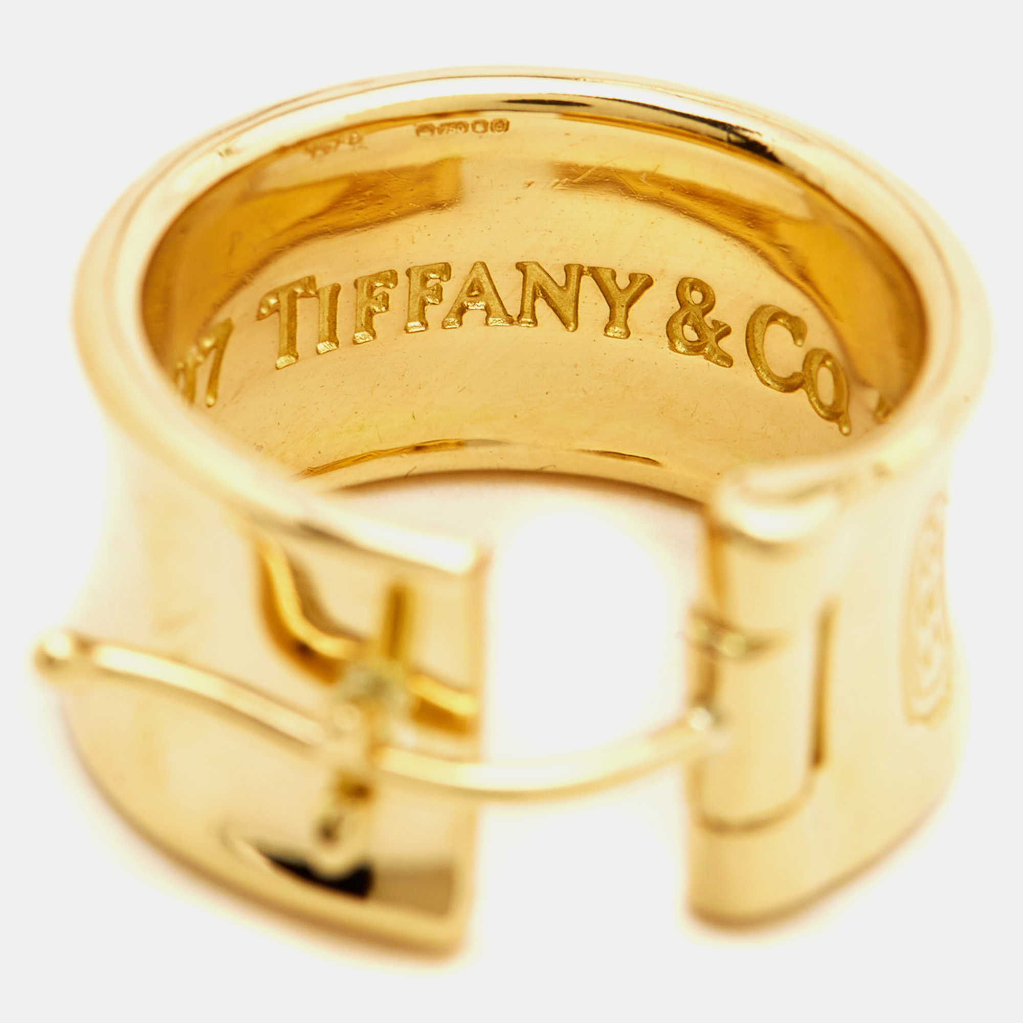 Tiffany & Co. 1837 18k Yellow Gold Earrings