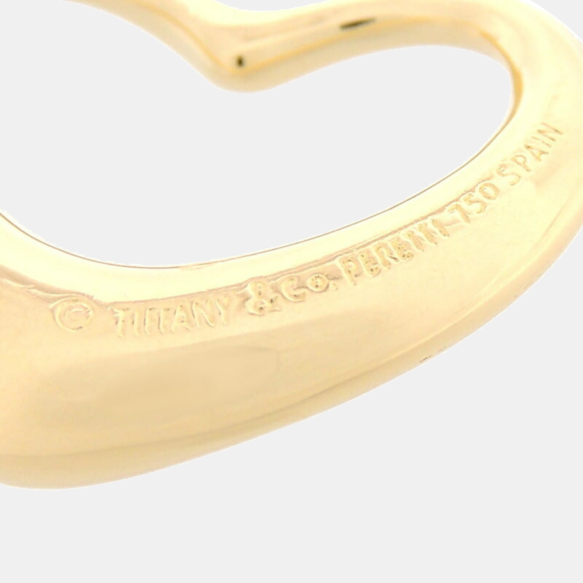 Tiffany & Co. Elsa Peretti Open Heart 18K Yellow Gold Charms And Pendants