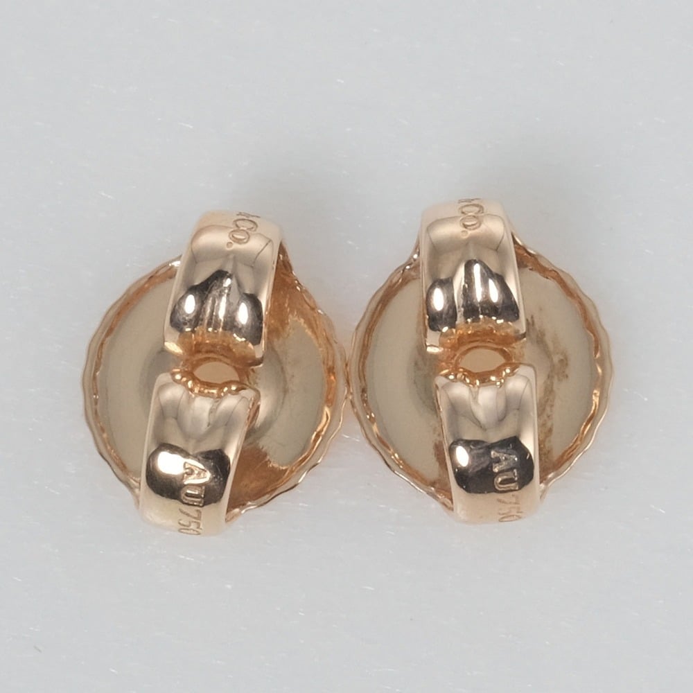Tiffany & Co. Elsa Peretti Diamonds By The Yard 18K Rose Gold Diamond Earrings