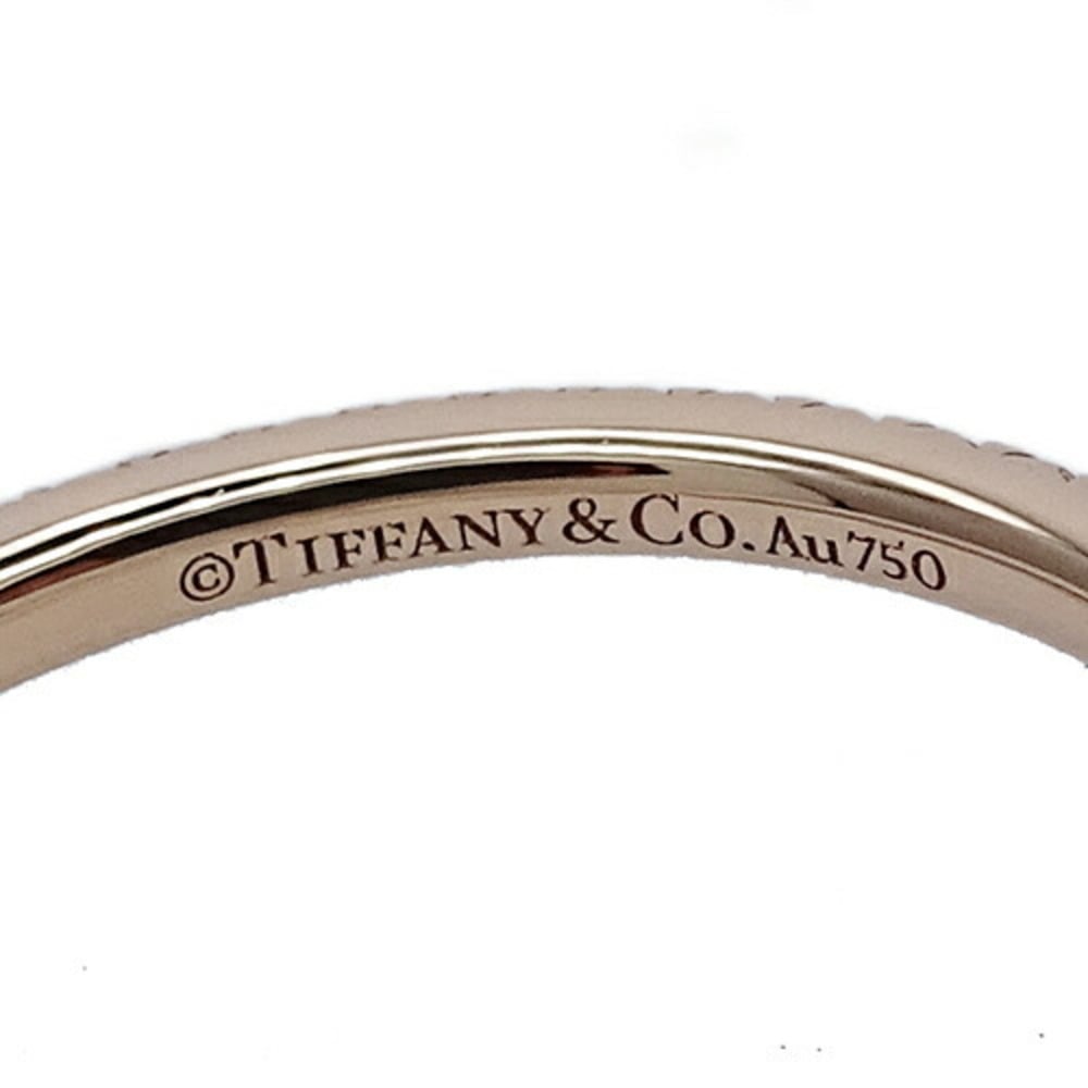 Tiffany & Co. Flower Paper 18K Rose Gold Diamond Ring EU 52