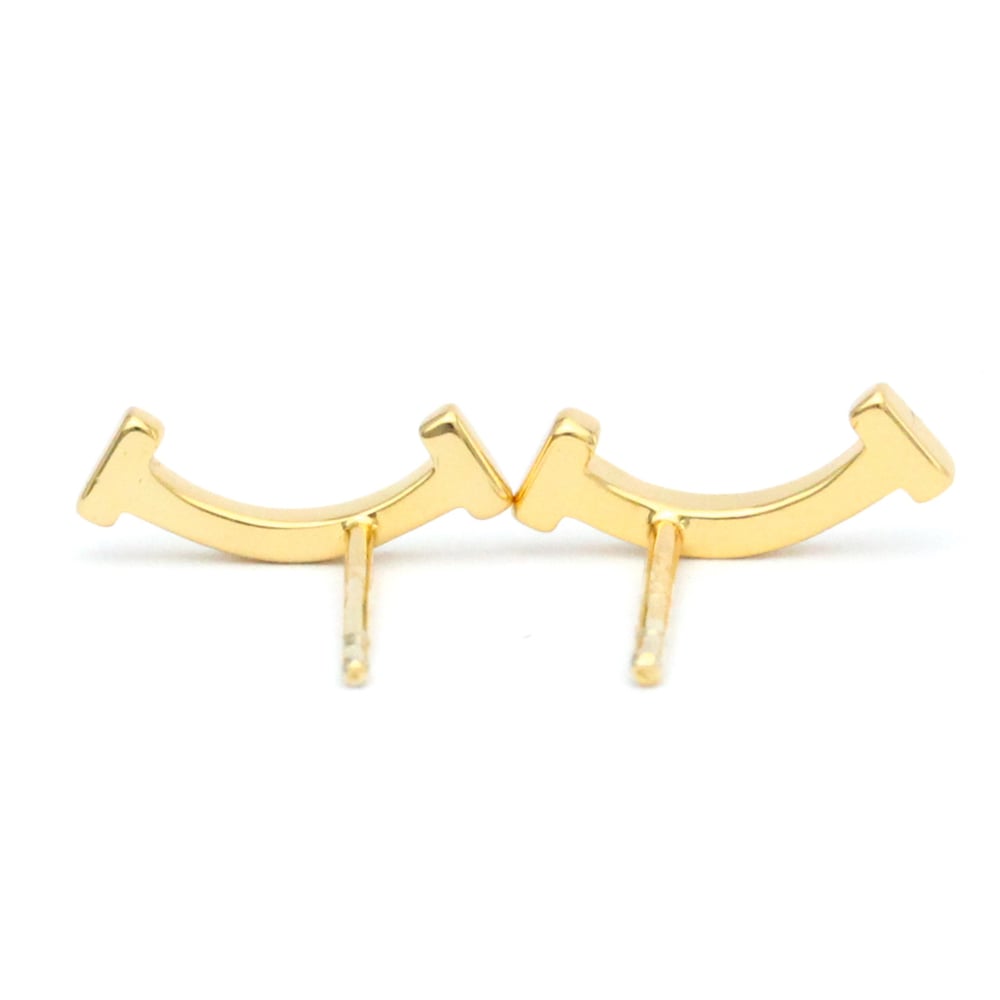 Tiffany & Co. T Smile 18K Yellow Gold Earrings