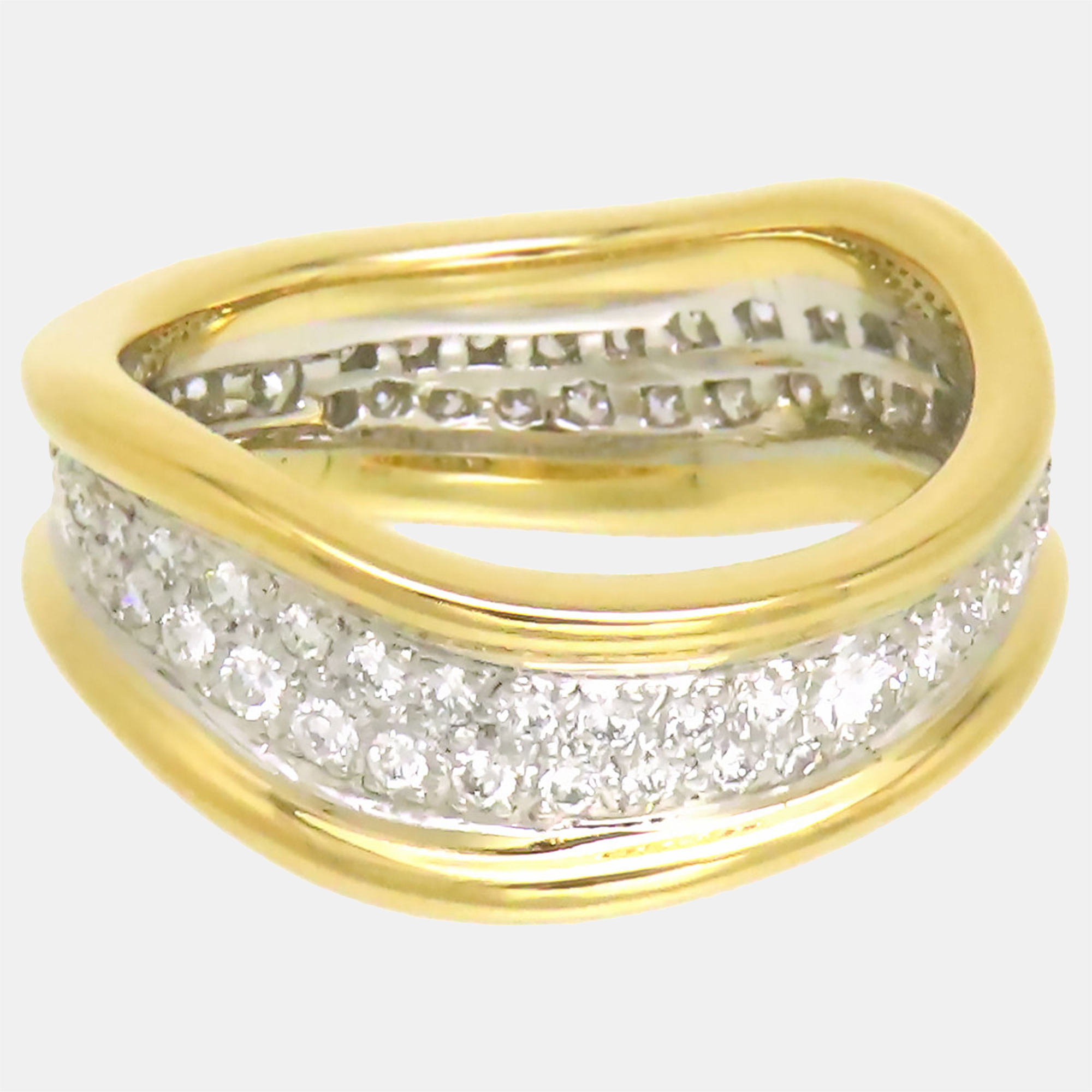 Tiffany & Co.  Yellow Gold, Diamond Ring US 12