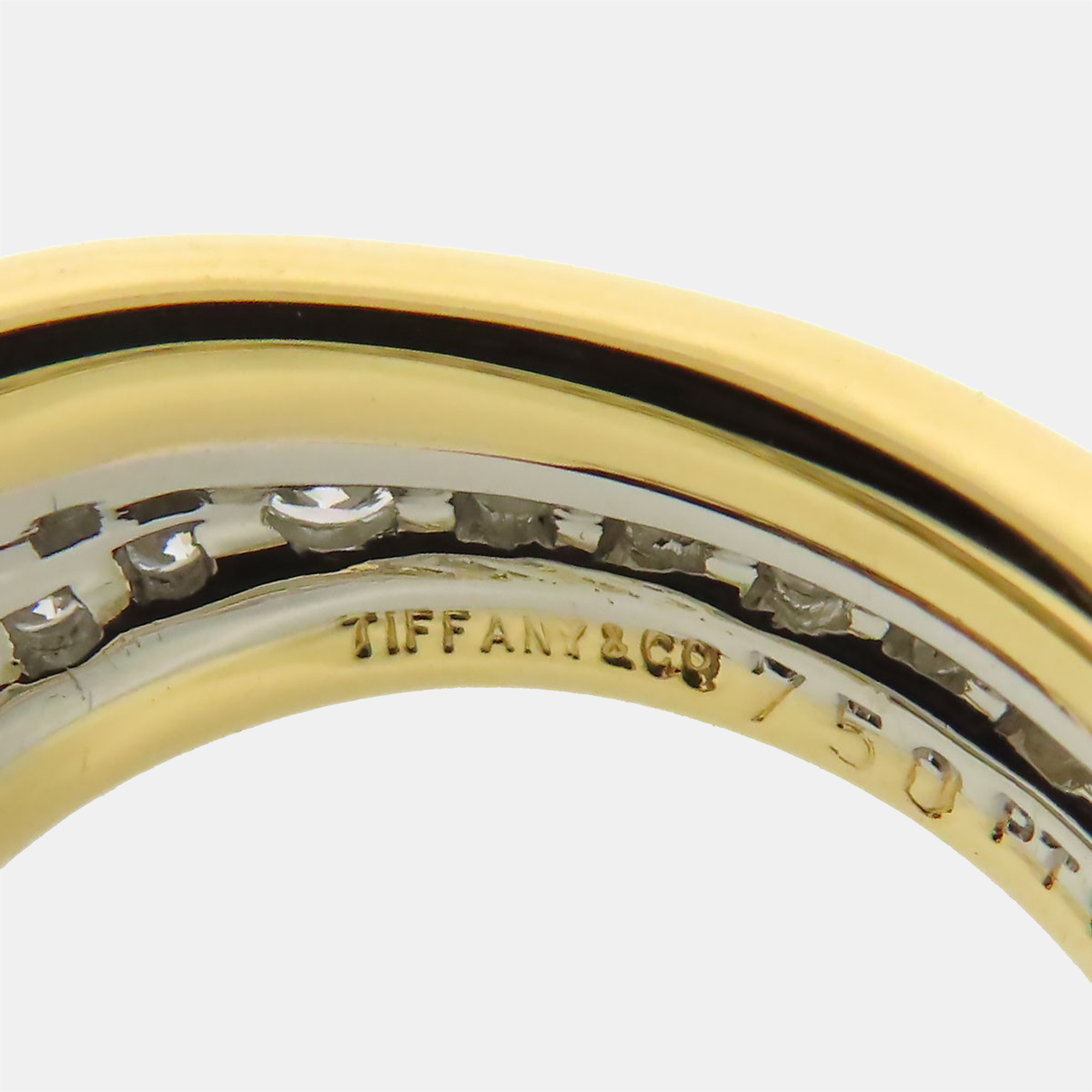 Tiffany & Co.  Yellow Gold, Diamond Ring US 12