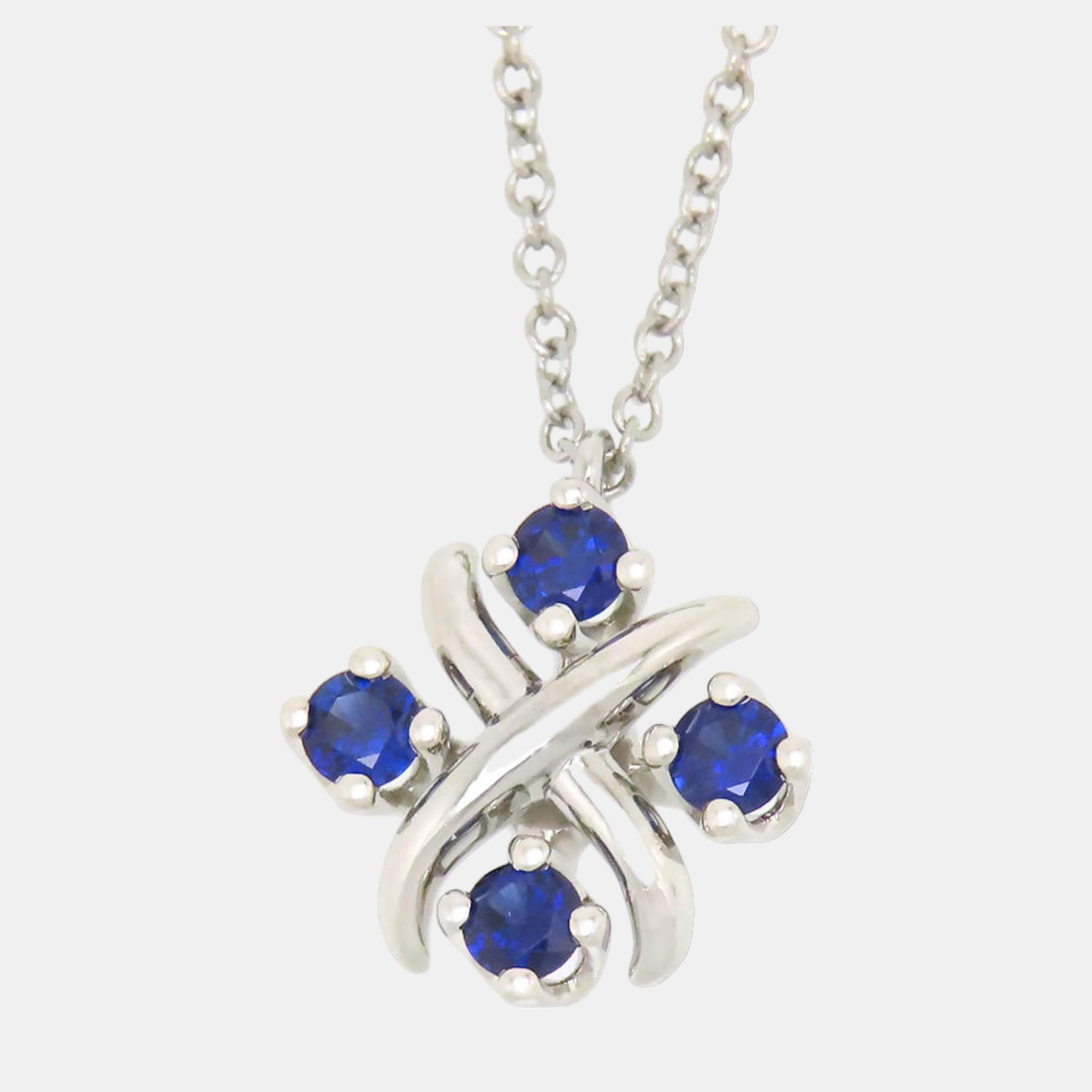 Tiffany & Co. Schlumberger Platinum, Diamond Necklace