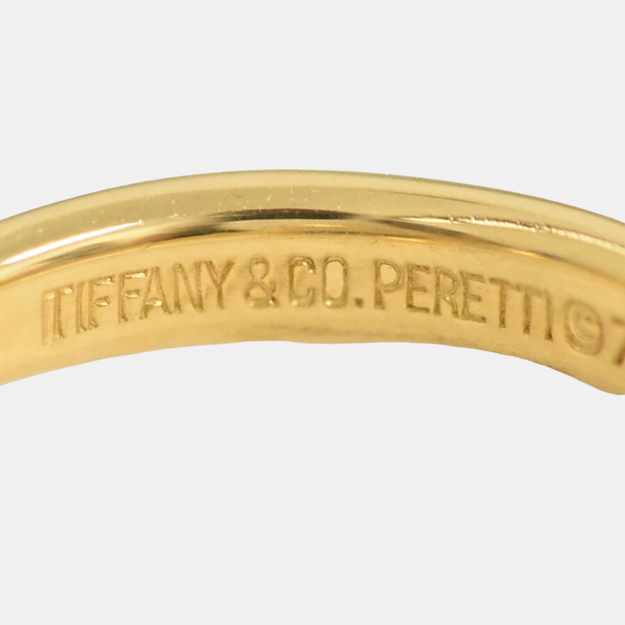 Tiffany & Co Gold Yellow Gold Open Heart Ring Jewelry