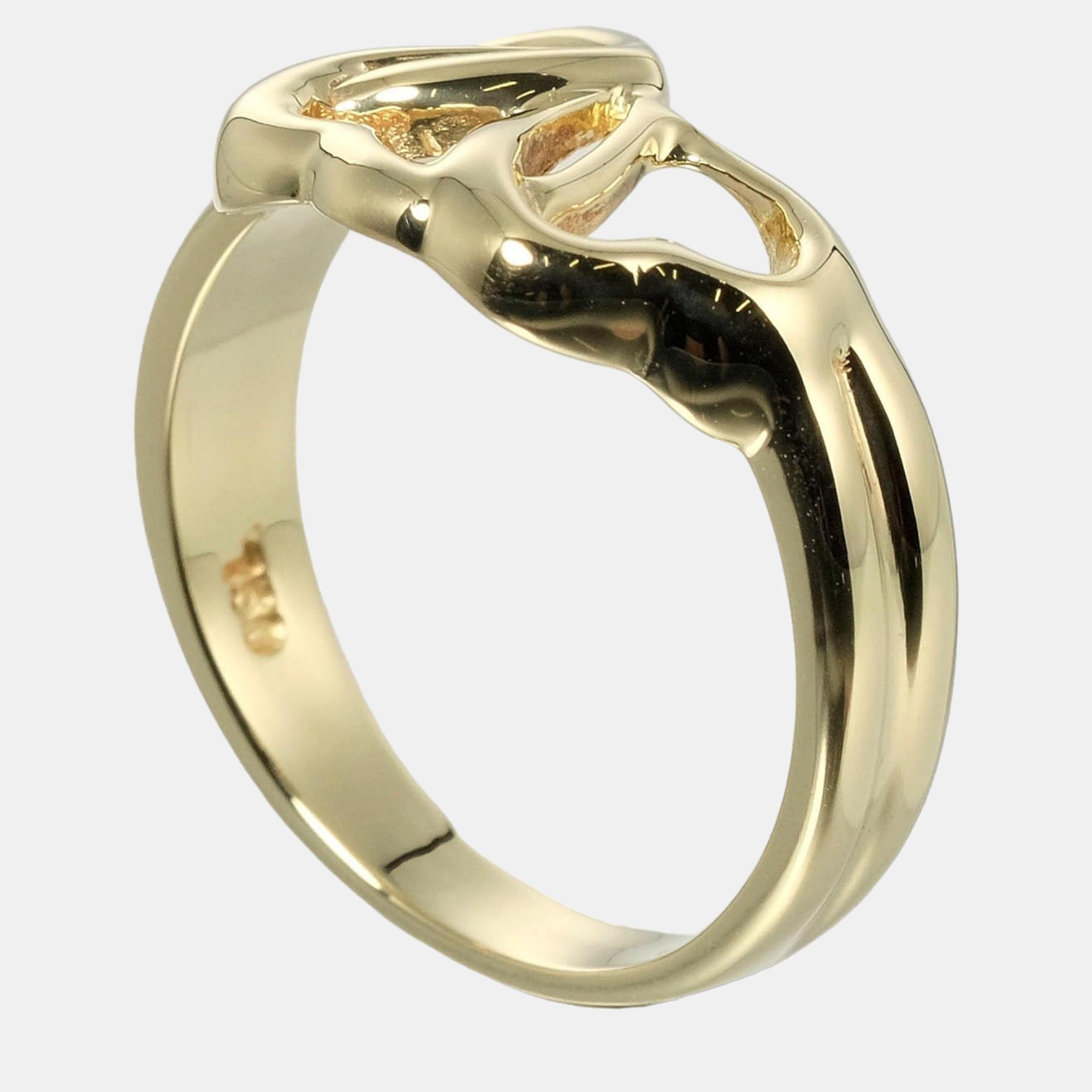 Tiffany & Co Gold Yellow Gold Triple Heart Ring Jewelry