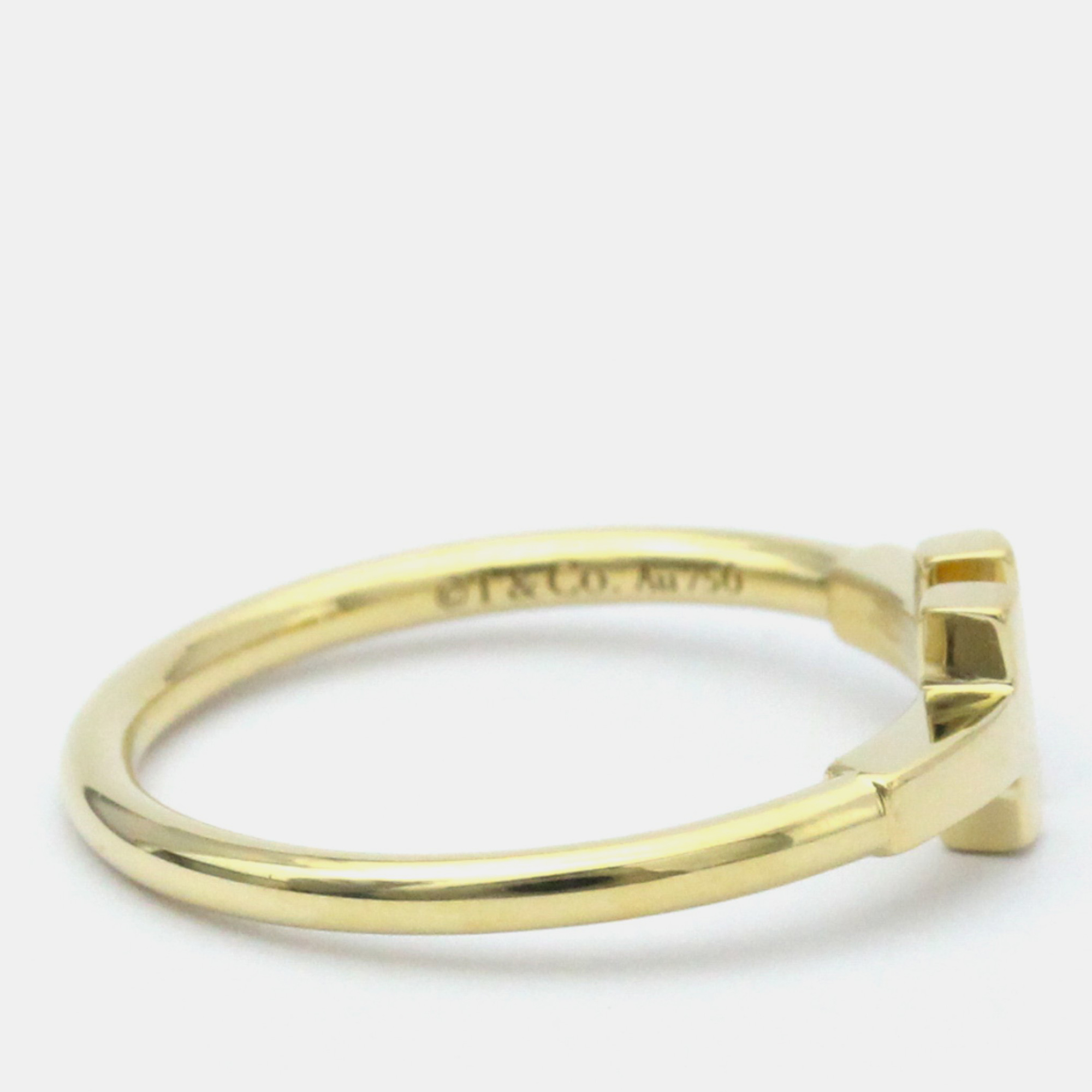 Tiffany & Co. Twire 18K Yellow Gold Ring EU 57