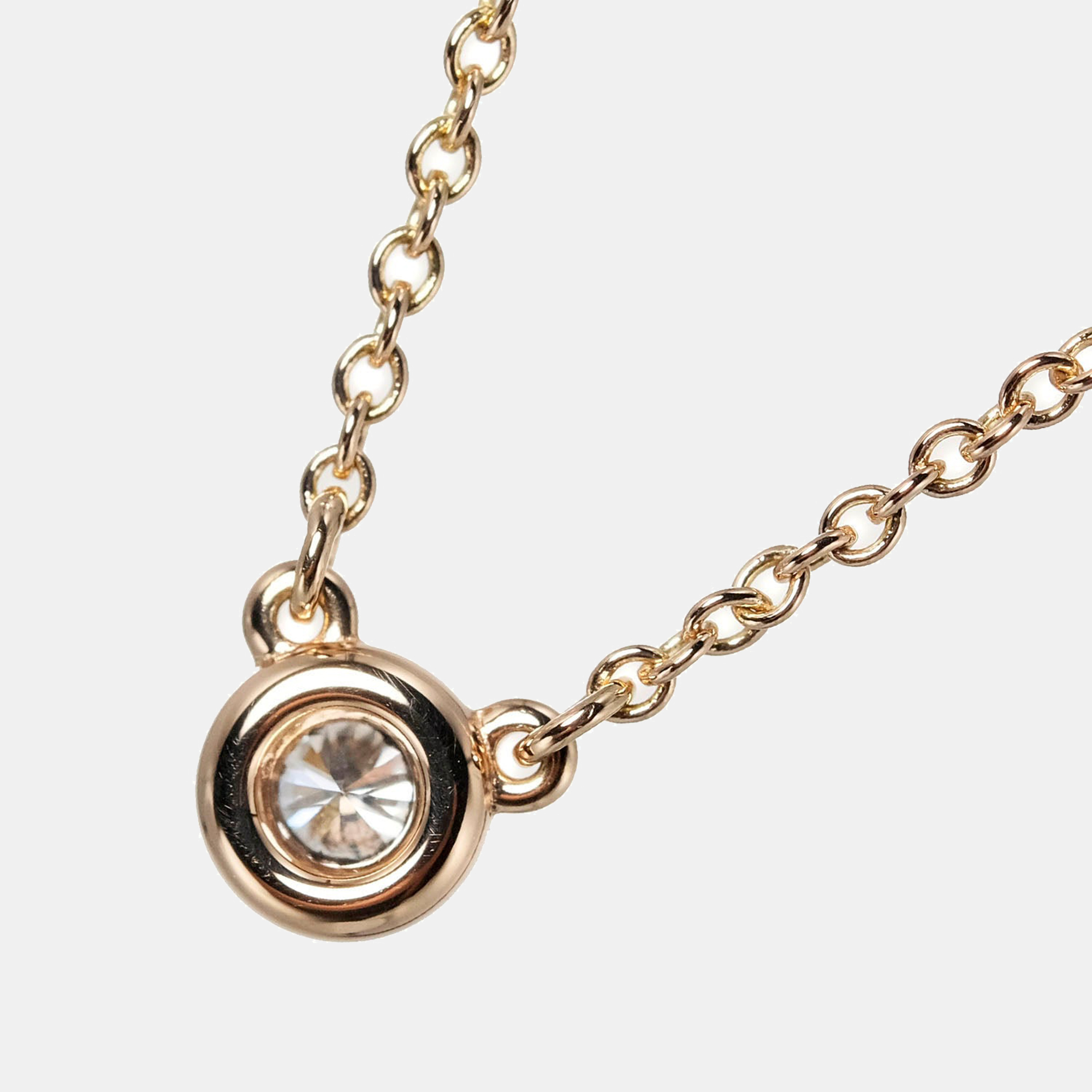 Tiffany & Co. Diamonds Rose Gold  By The Yard Necklace