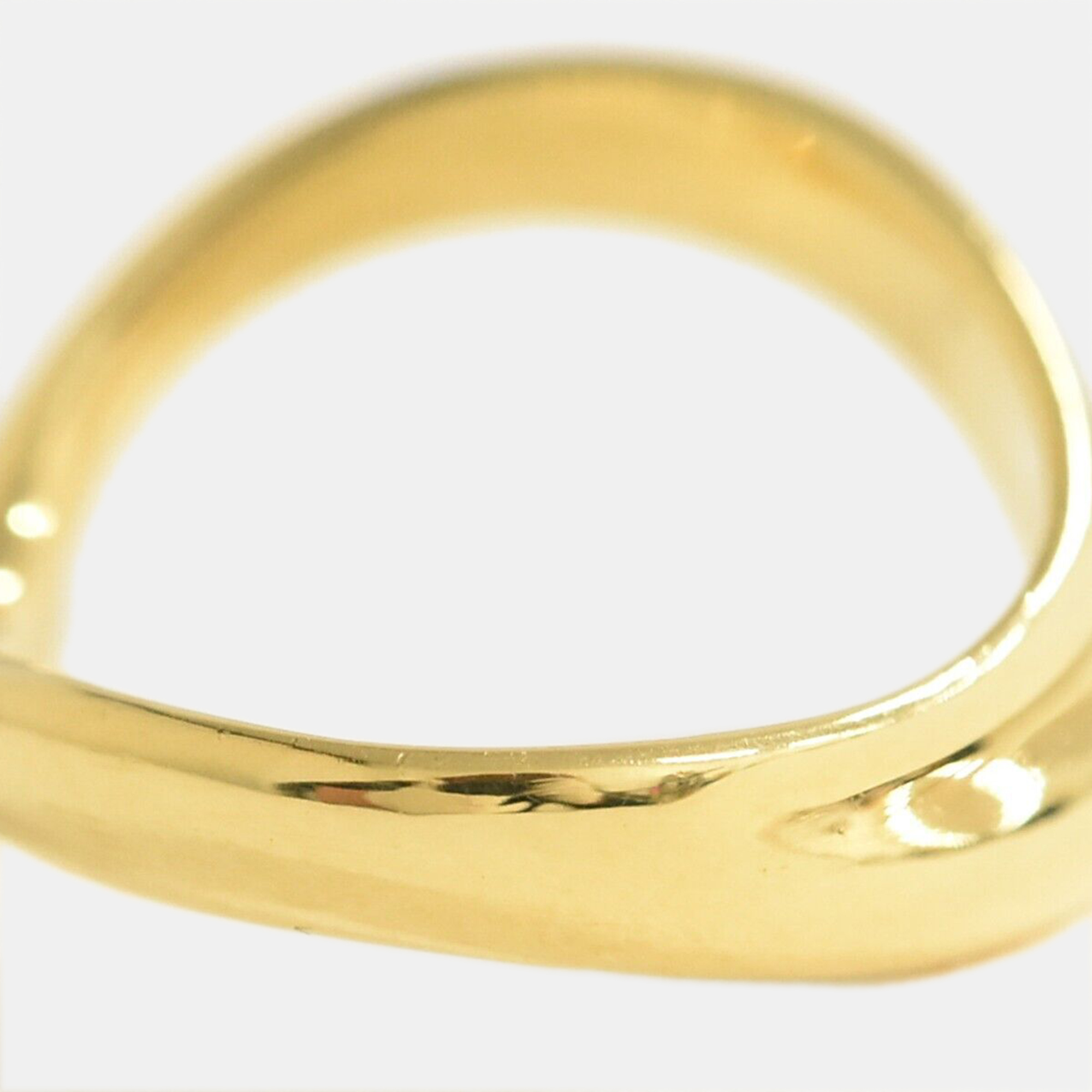 Tiffany & Co Yellow Gold Open Heart Ring