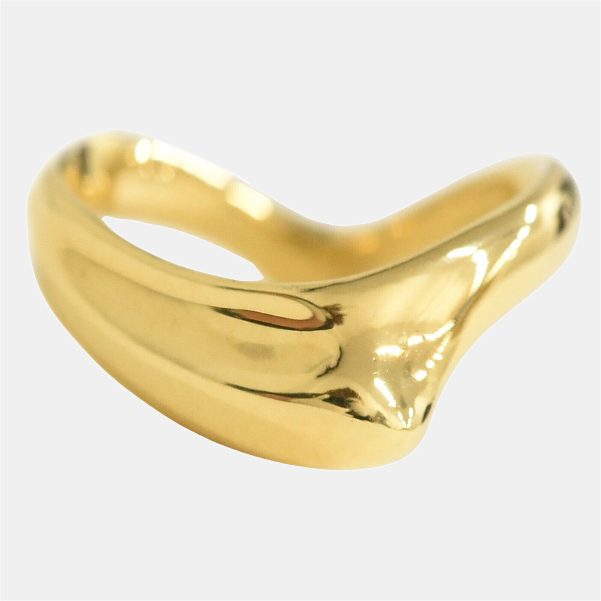 Tiffany & Co Yellow Gold Open Heart Ring