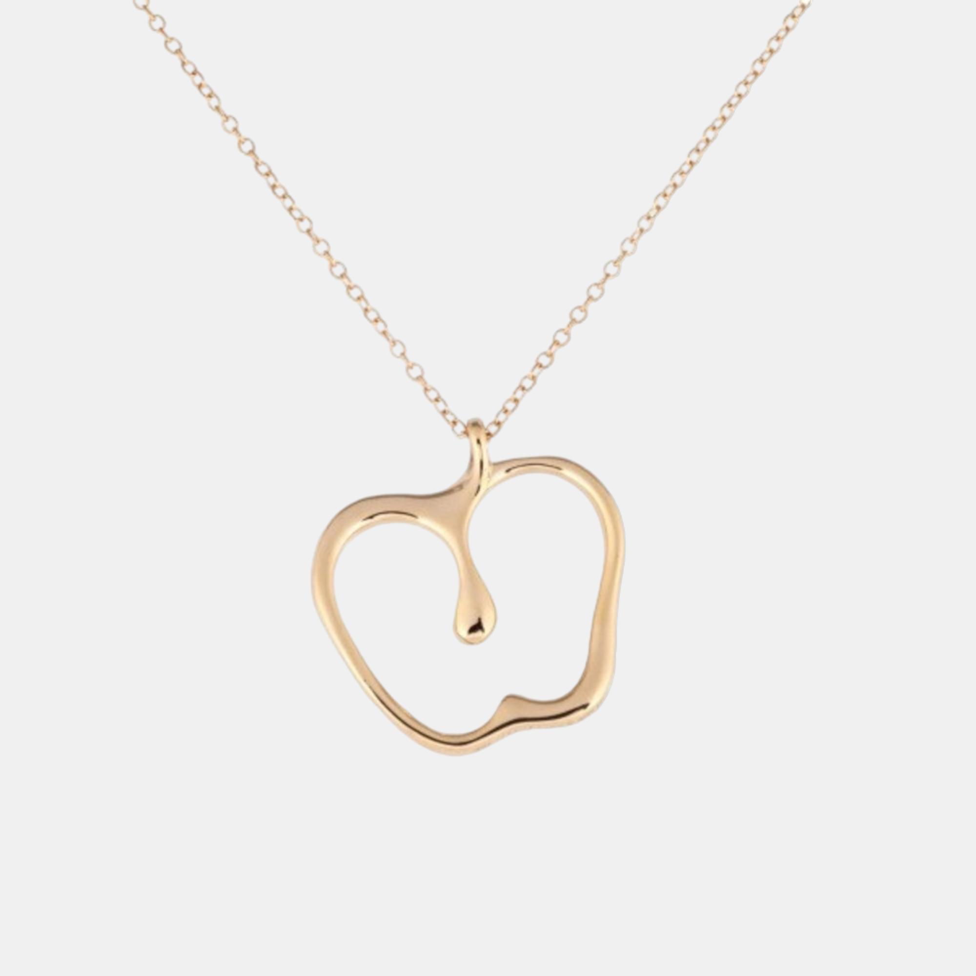 Tiffany & Co. Elsa Peretti Apple 18K Yellow Gold Necklace