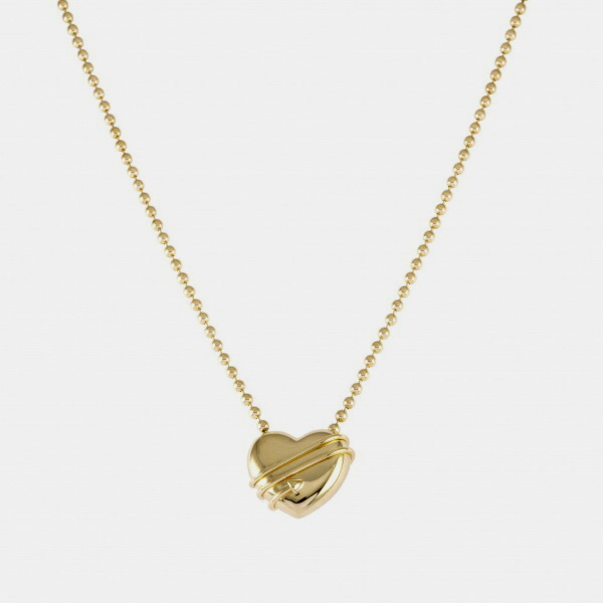Tiffany & Co. Cupid Heart & Arrow 18K Yellow Gold Necklace