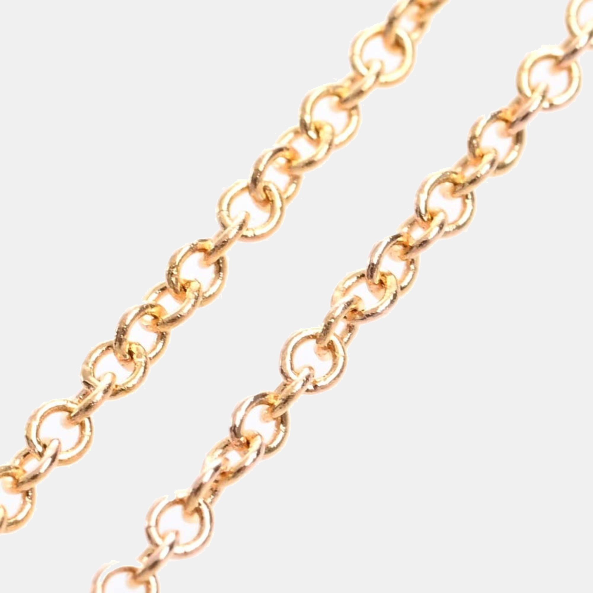 Tiffany & Co. Tiffany Enchant Flower 18K Rose Gold Diamond Necklace