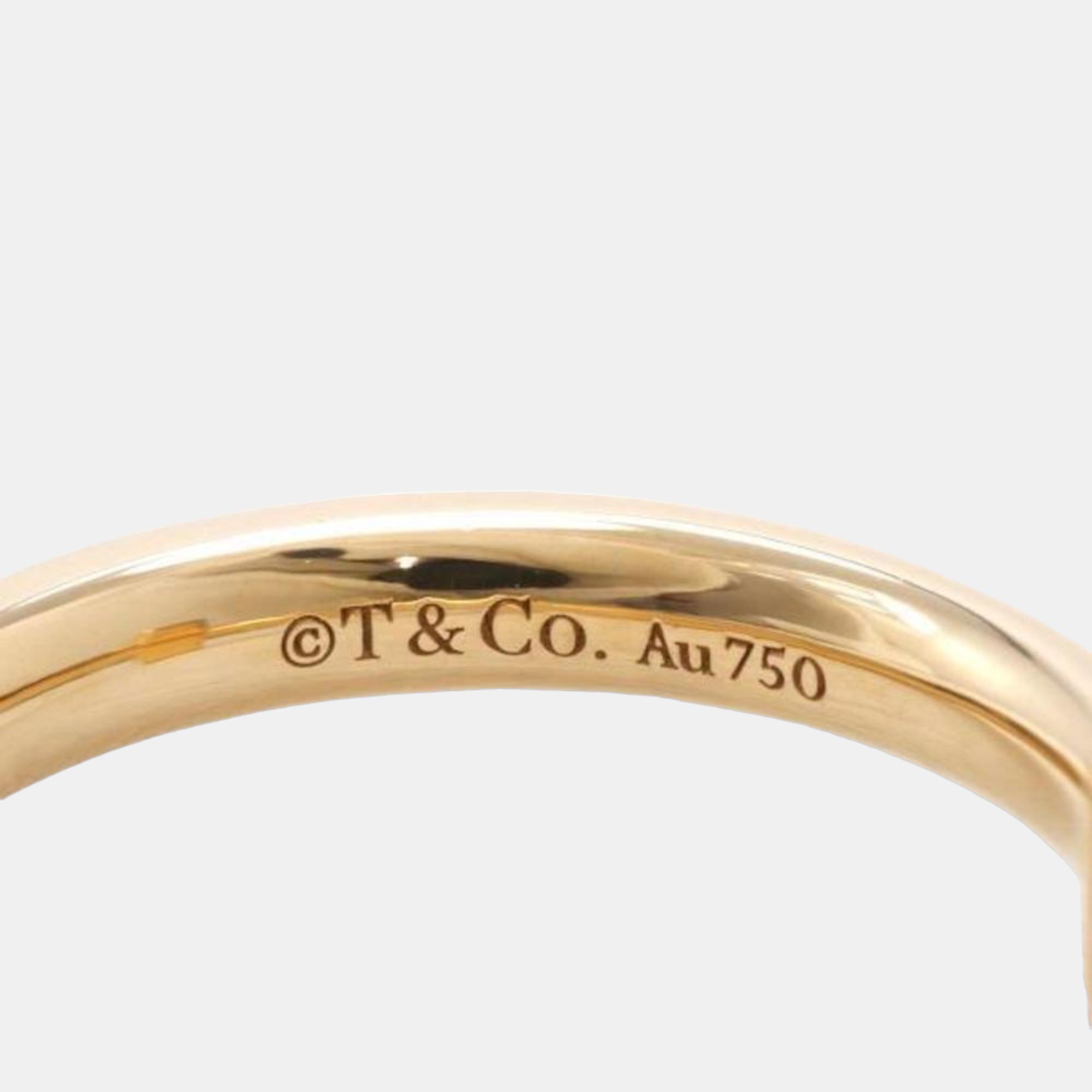 Tiffany & Co. Tiffany T 1 18K Rose Gold Ring EU 45