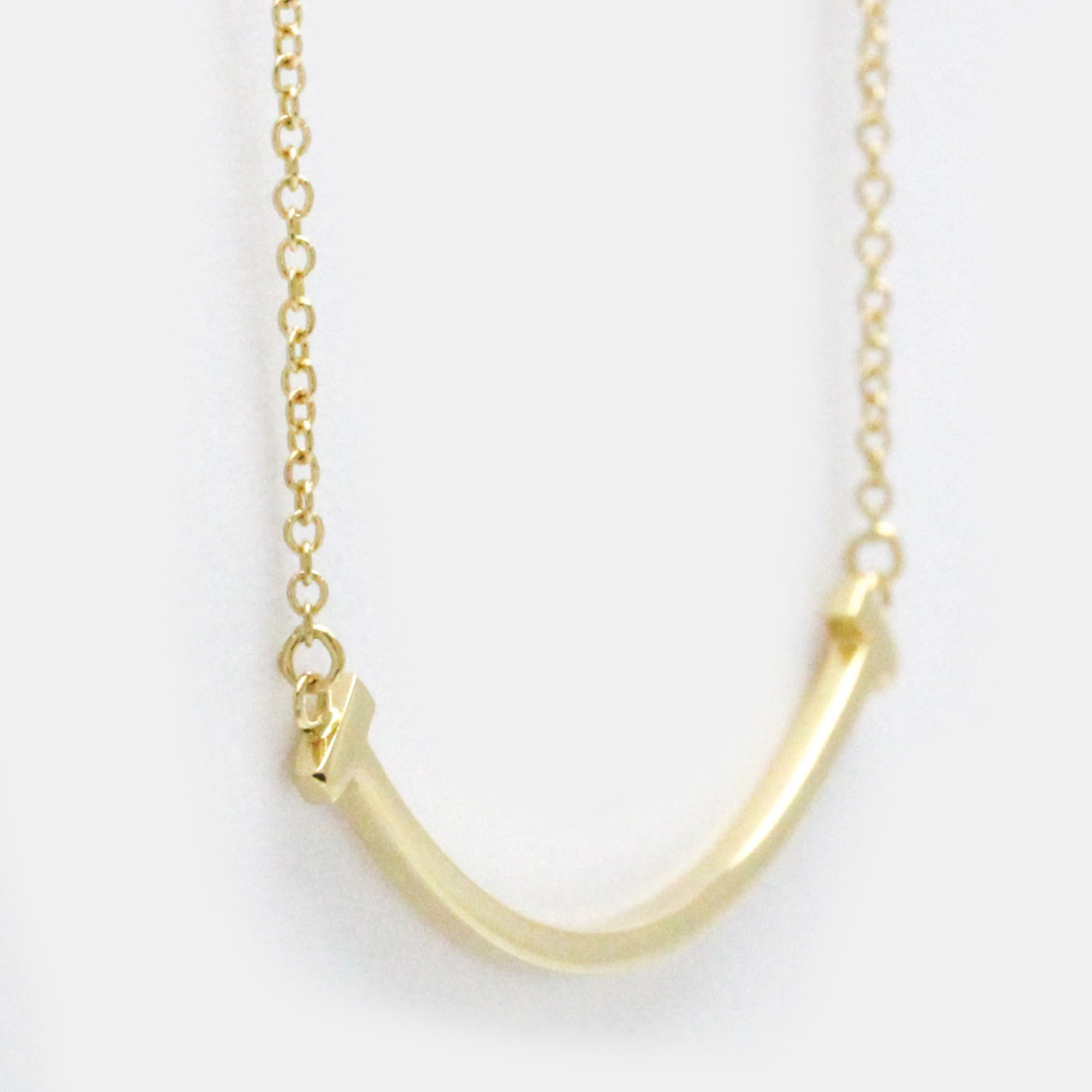 Tiffany & Co. T Smile Large 18K Yellow Gold Necklace