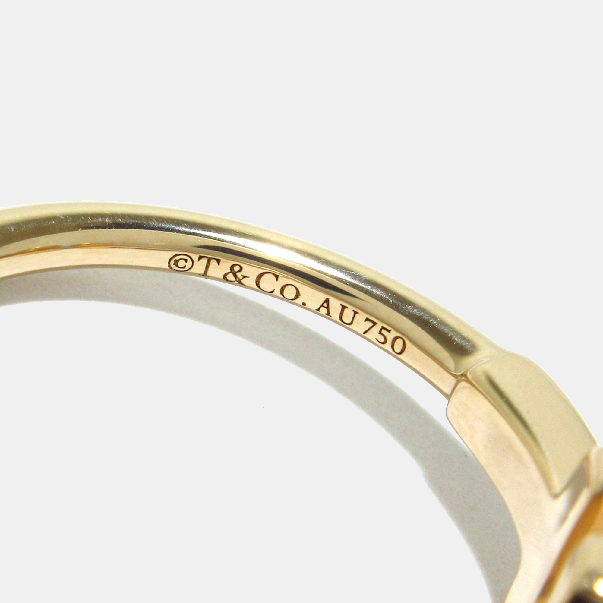Tiffany & Co. Twire 18K Rose Gold Ring EU 48