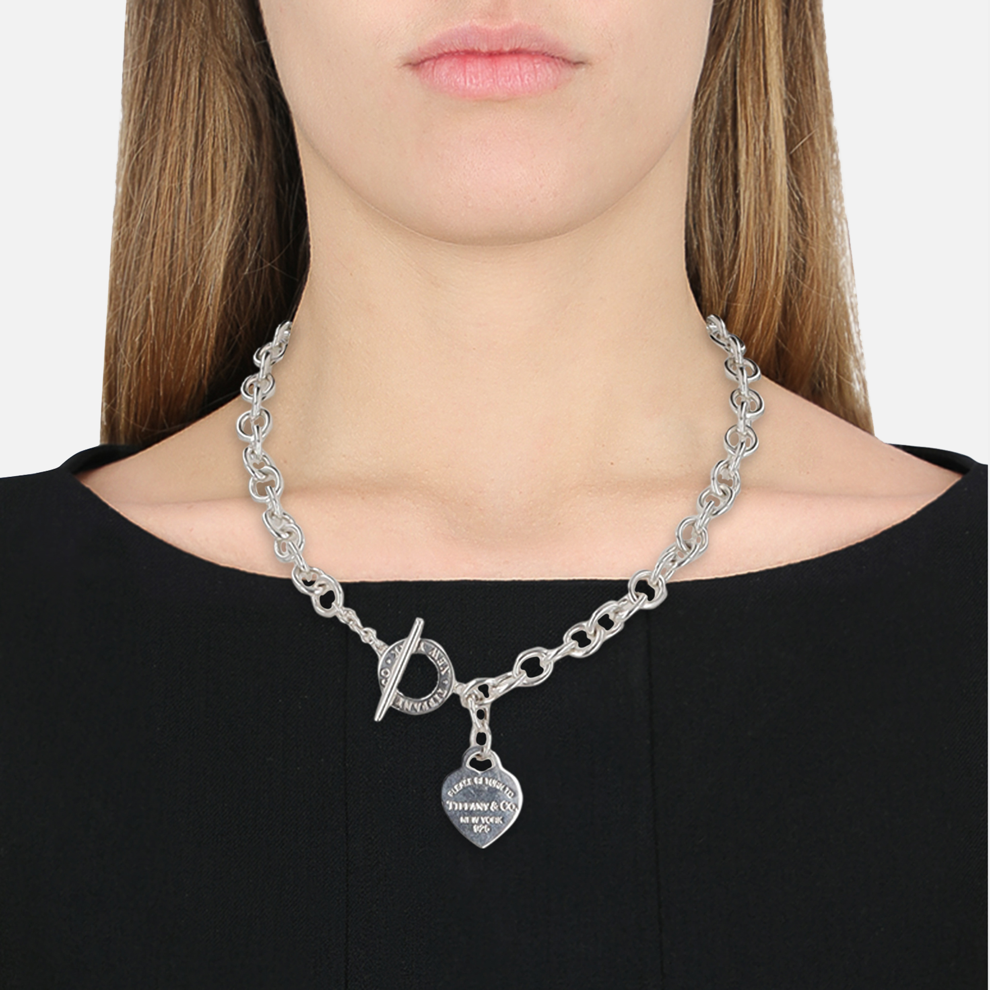 Tiffany & Co.  Women's Silver Charm Necklace - Silver - One Size