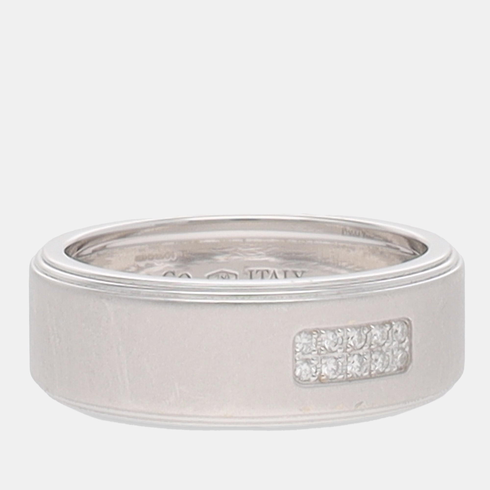 Tiffany & Co.  Women's White Gold Ring - White - EU 62.5