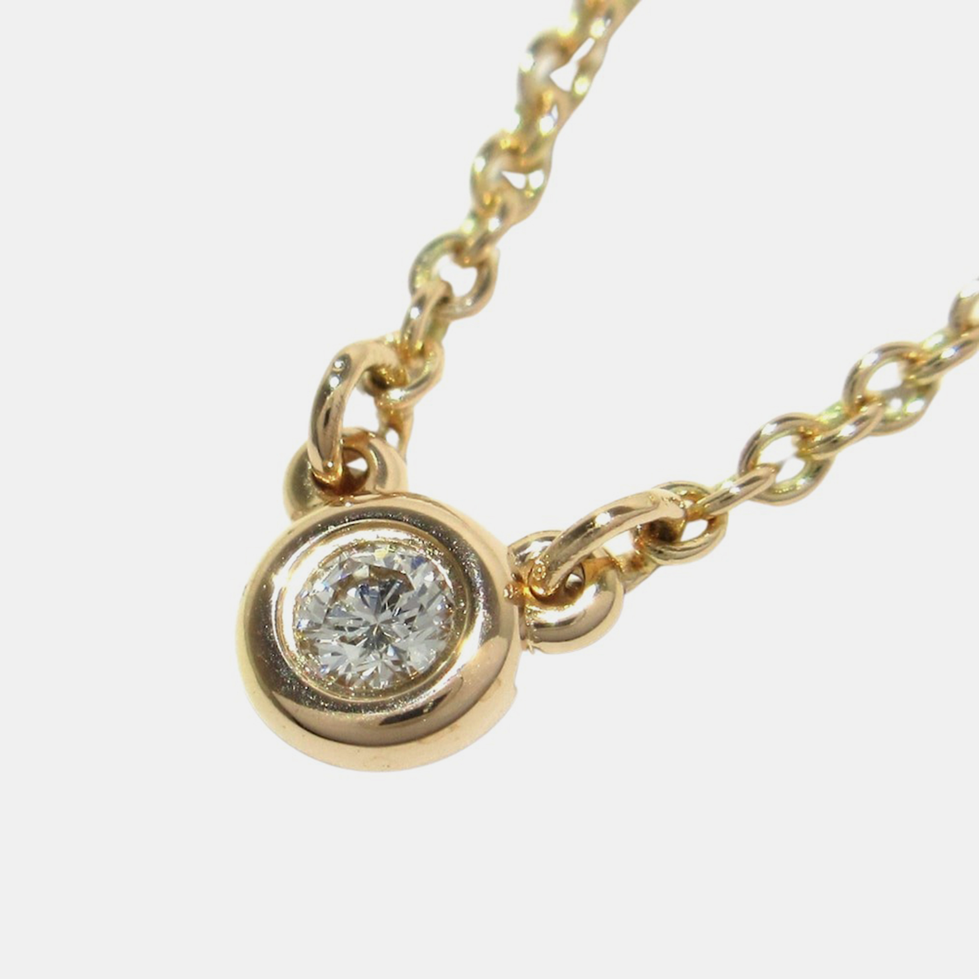 Tiffany & Co. Diamonds By The Yard 18K Rose Gold Diamond Necklace