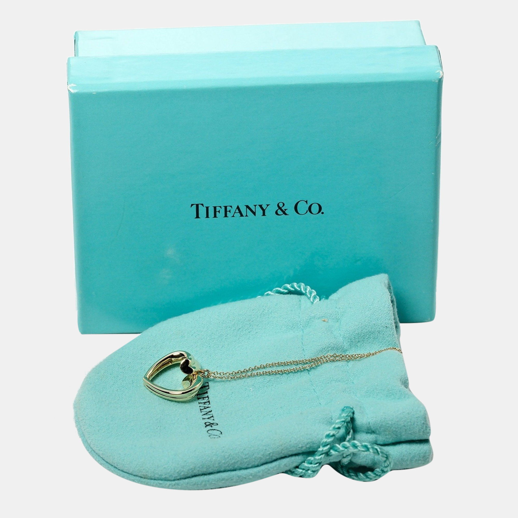 Tiffany & Co. Paloma Picasso Heart 18K Yellow Gold Necklace