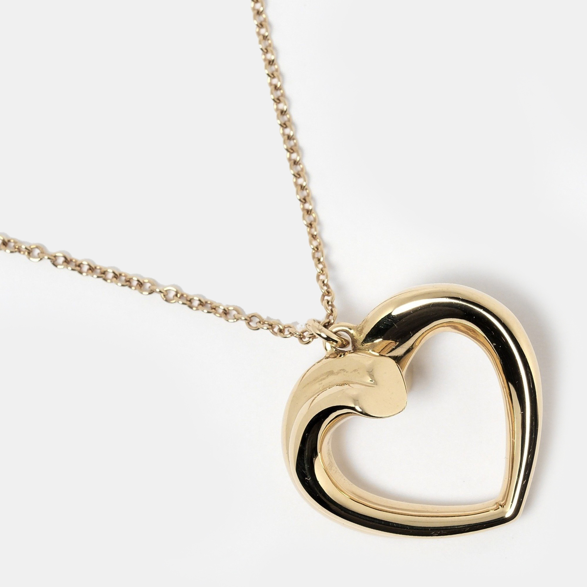 Tiffany & Co. Paloma Picasso Heart 18K Yellow Gold Necklace