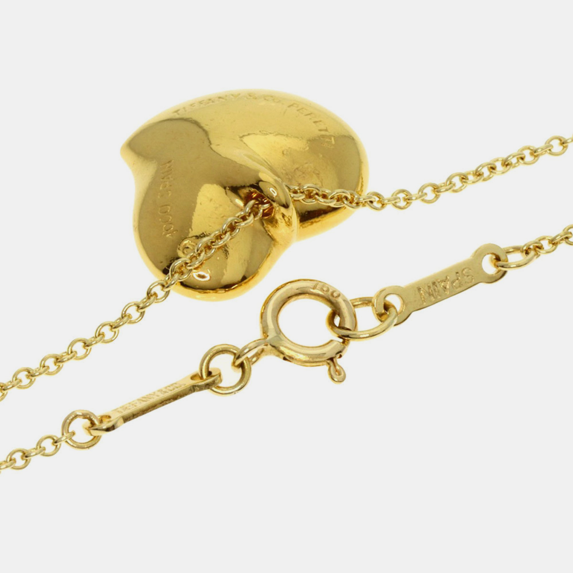 Tiffany & Co. Full Heart 18K Yellow Gold Necklace