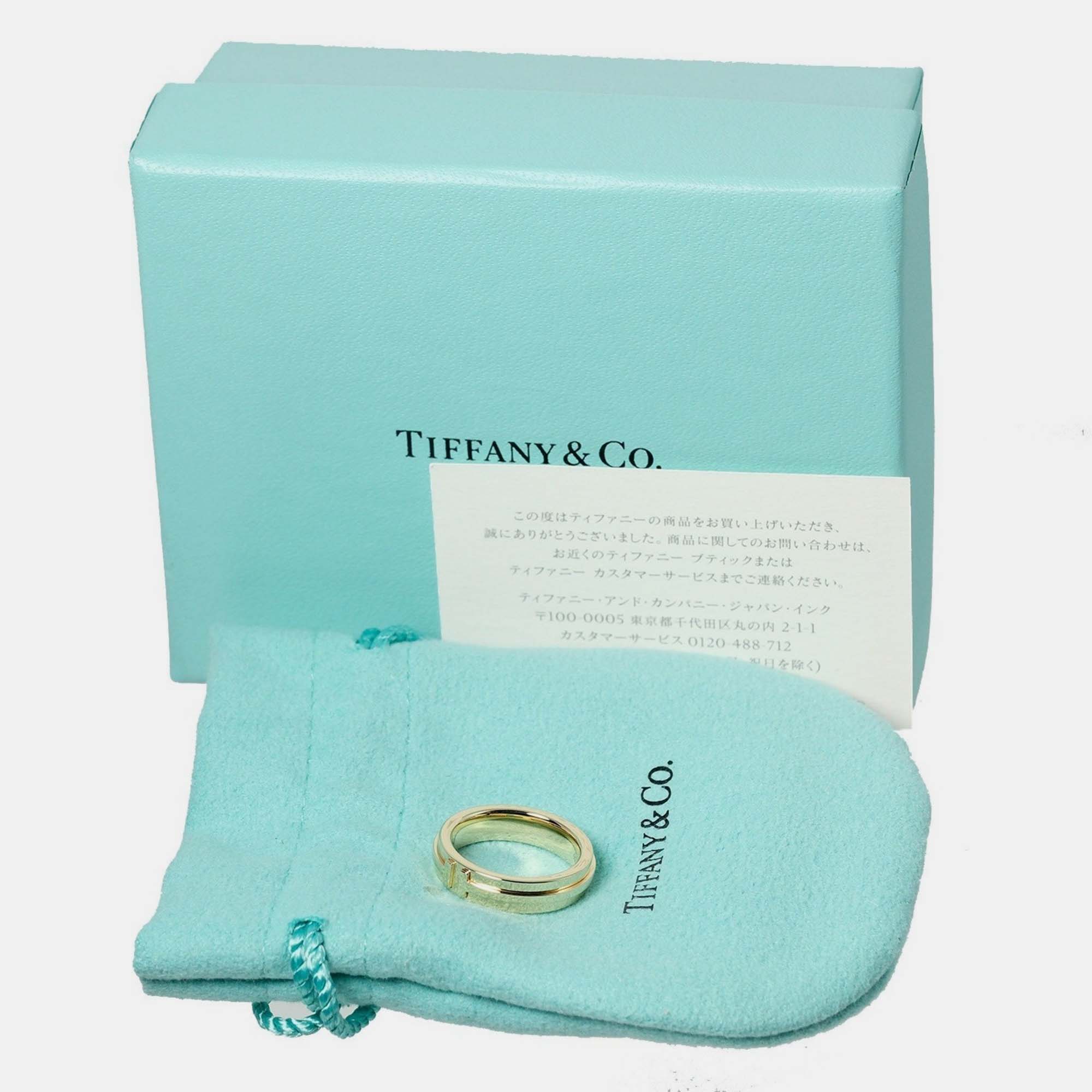 Tiffany & Co. T Narrow 18K Yellow Gold EU 47