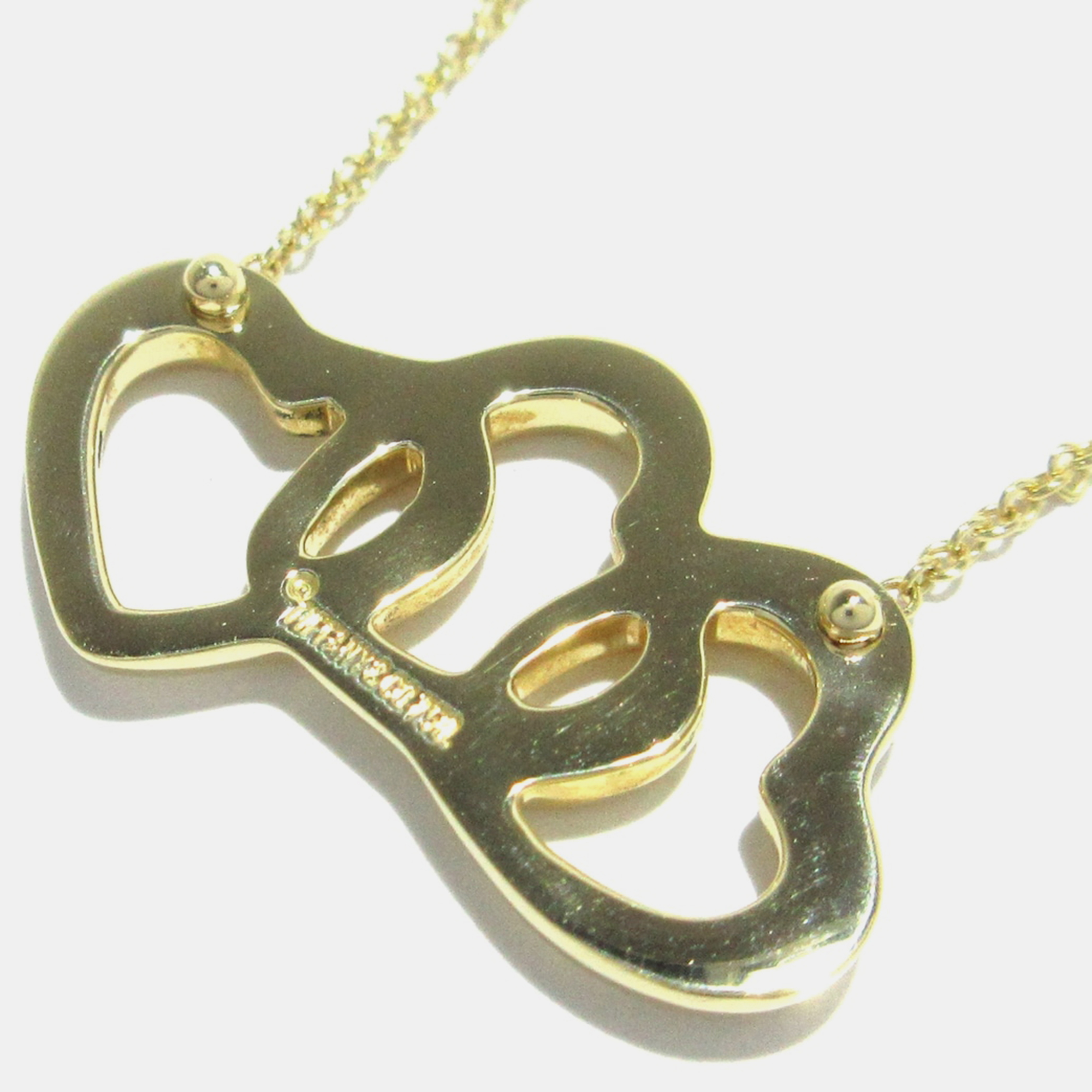 Tiffany & Co. Elsa Peretti Heart 18K Yellow Gold Necklace