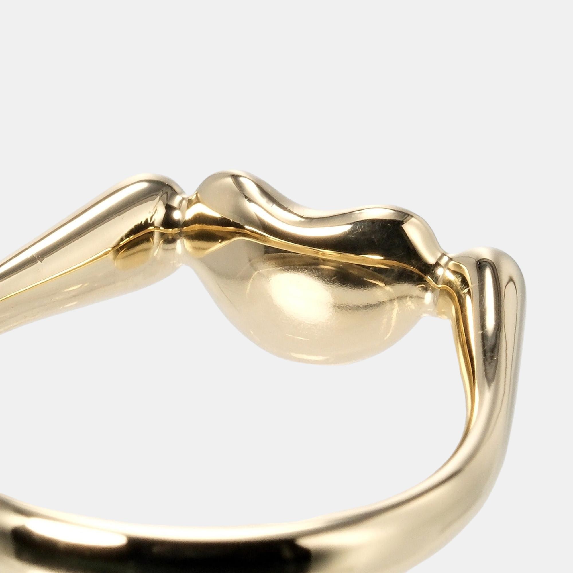Tiffany & Co. Bean 18K Yellow Gold Ring EU 50