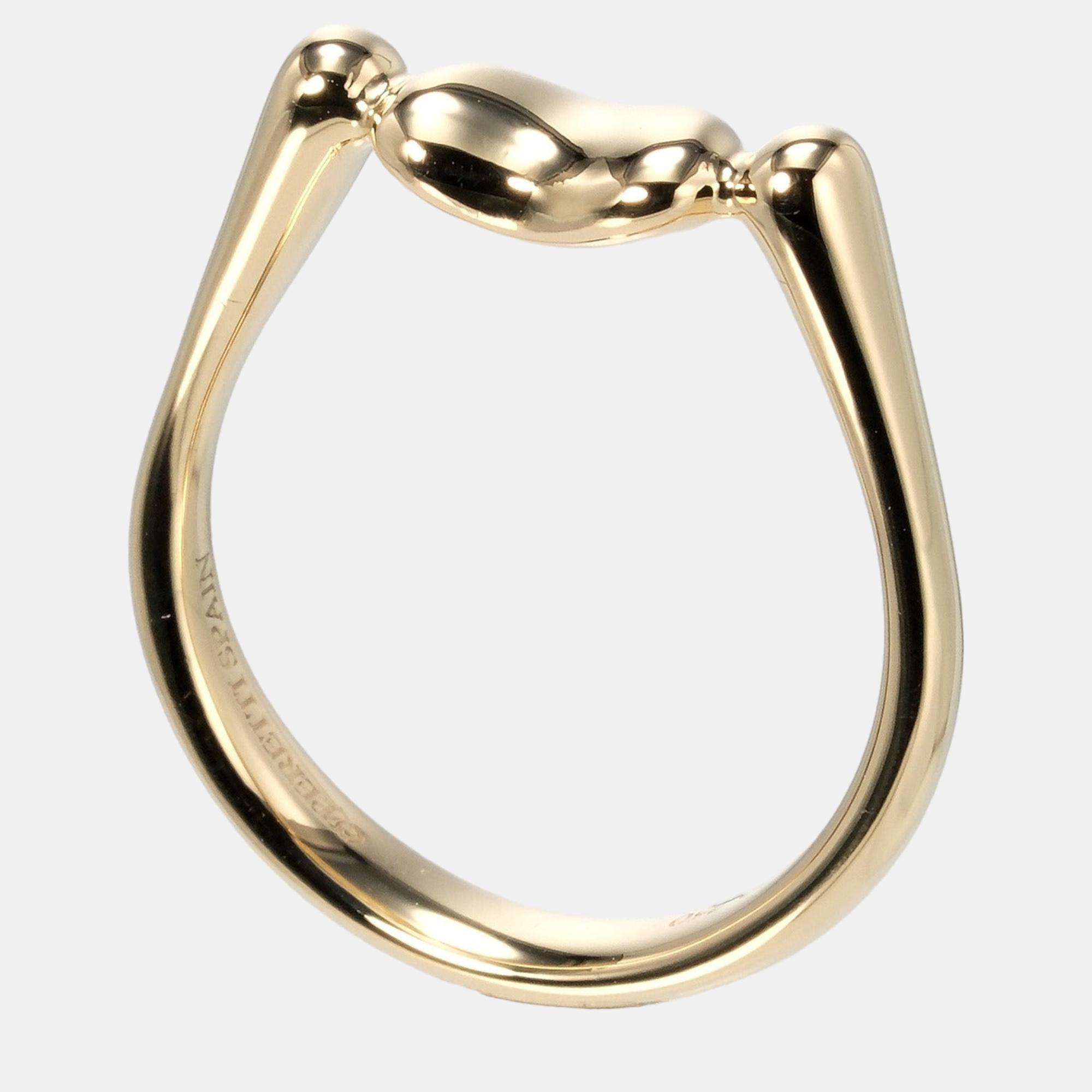Tiffany & Co. Bean 18K Yellow Gold Ring EU 50