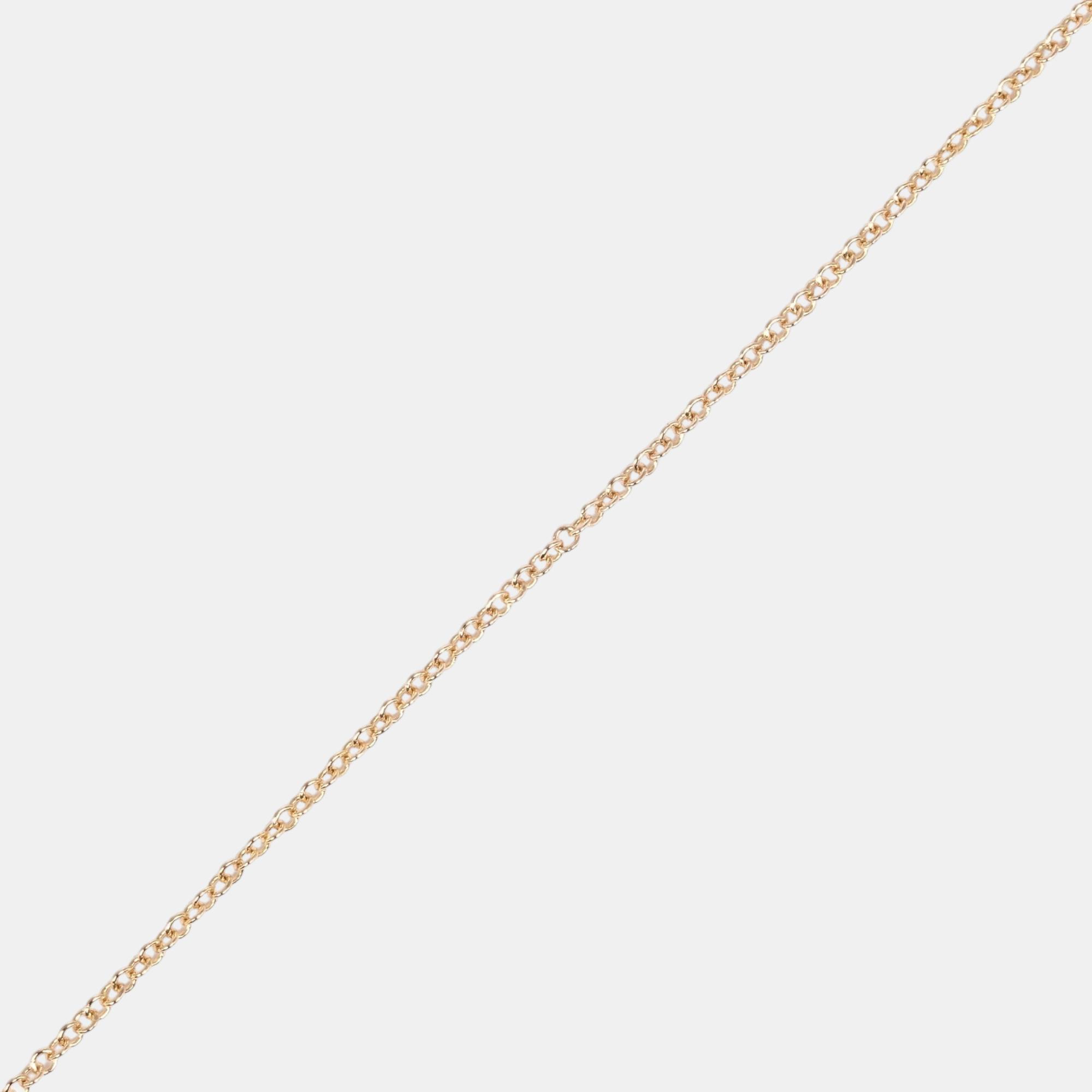 Tiffany & Co. T Smile Large 18K Rose Gold Necklace