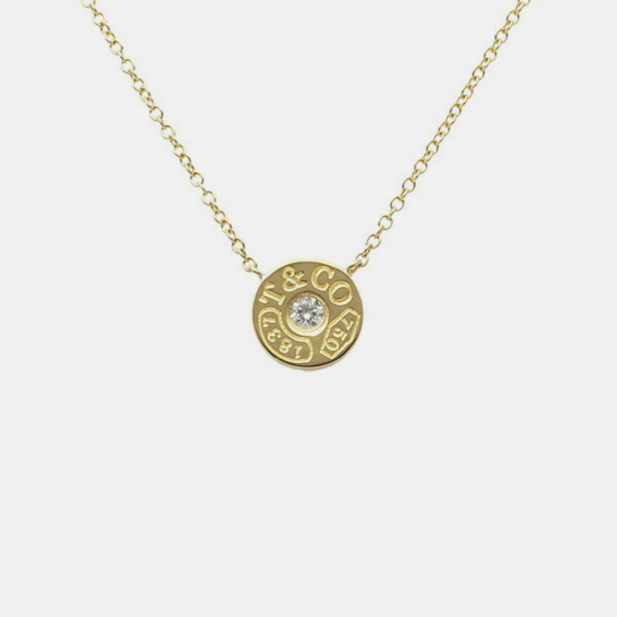 Tiffany & Co. Tiffany 1837 18K Yellow Gold Diamond Necklace