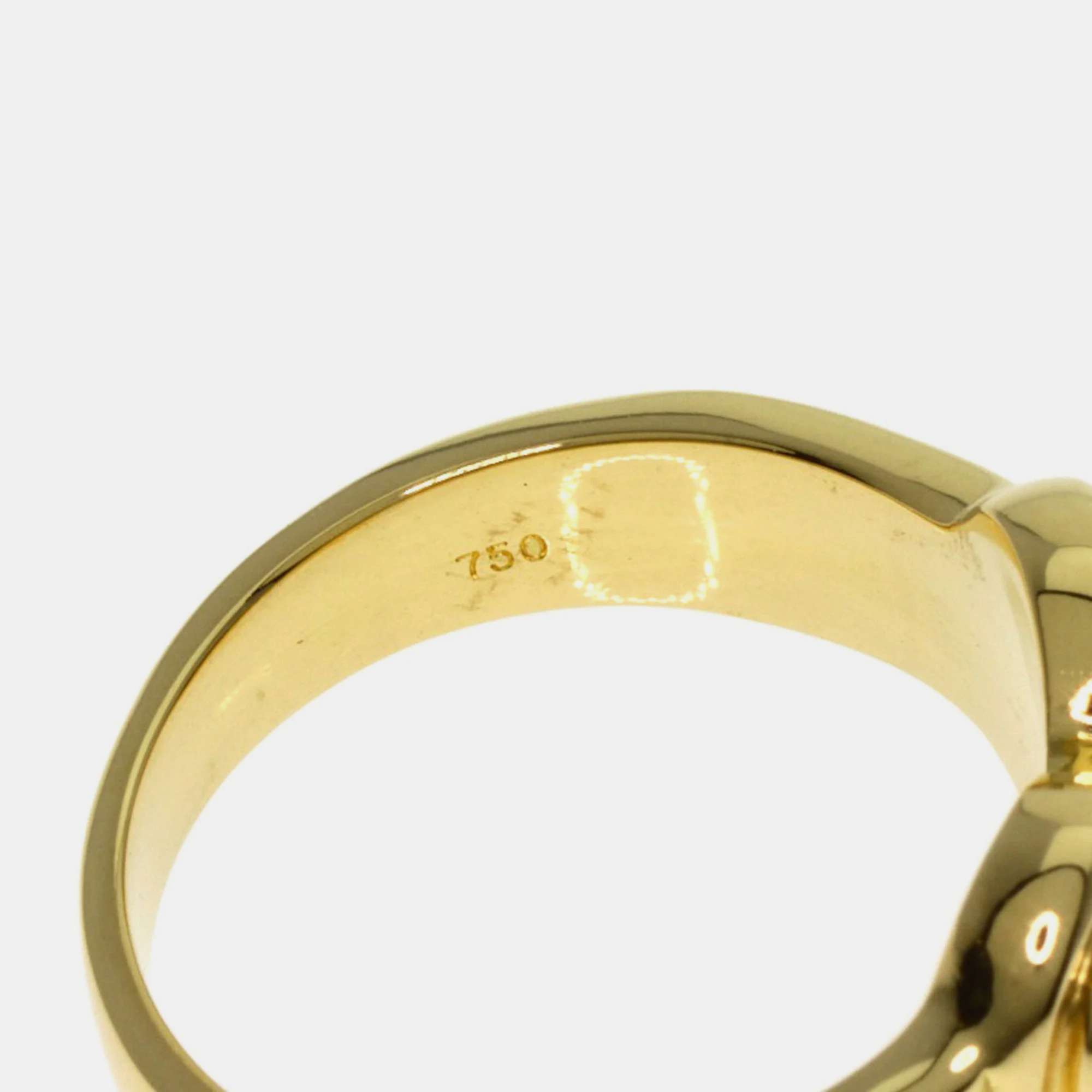 Tiffany & Co. Vintage Spiro Swirl 18K Yellow Gold Ring EU 54.5