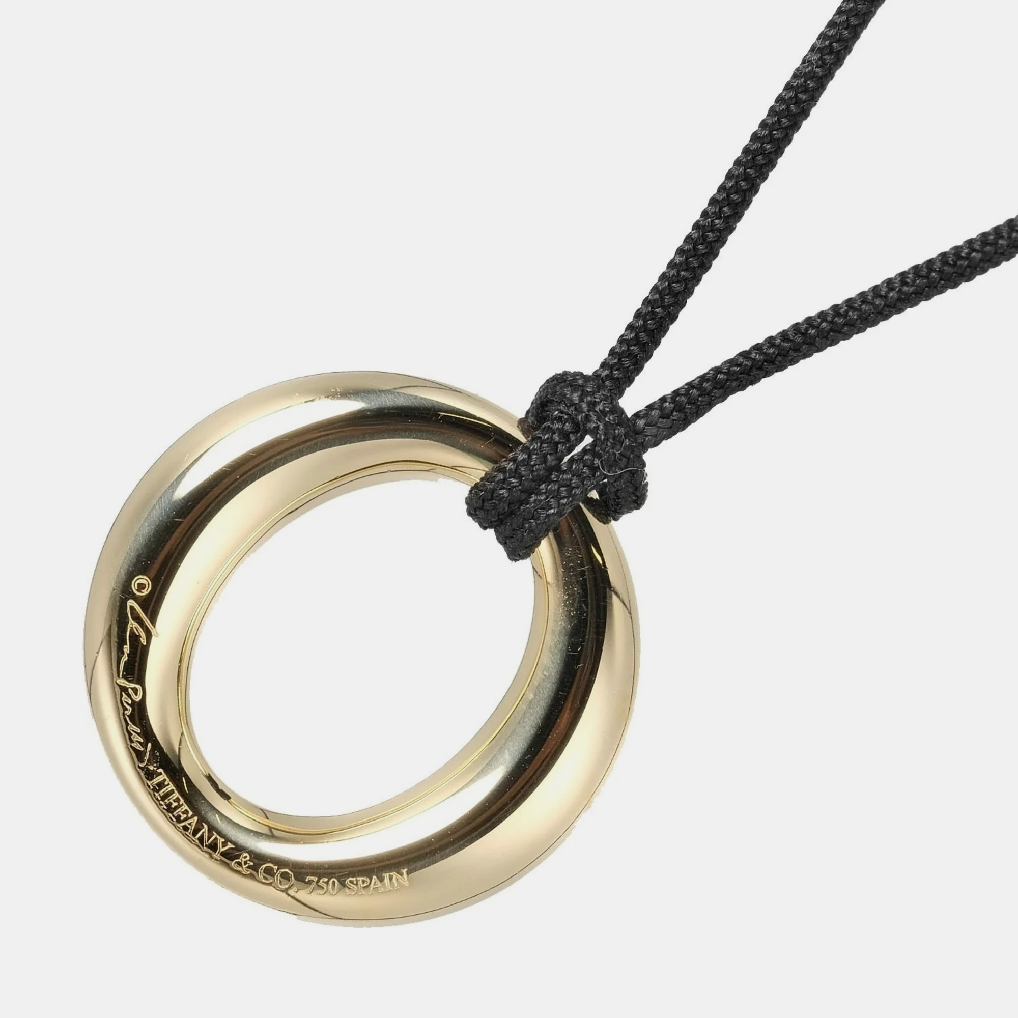 Tiffany & Co. Elsa Peretti Sevillana 18K Yellow Gold Diamond Necklace