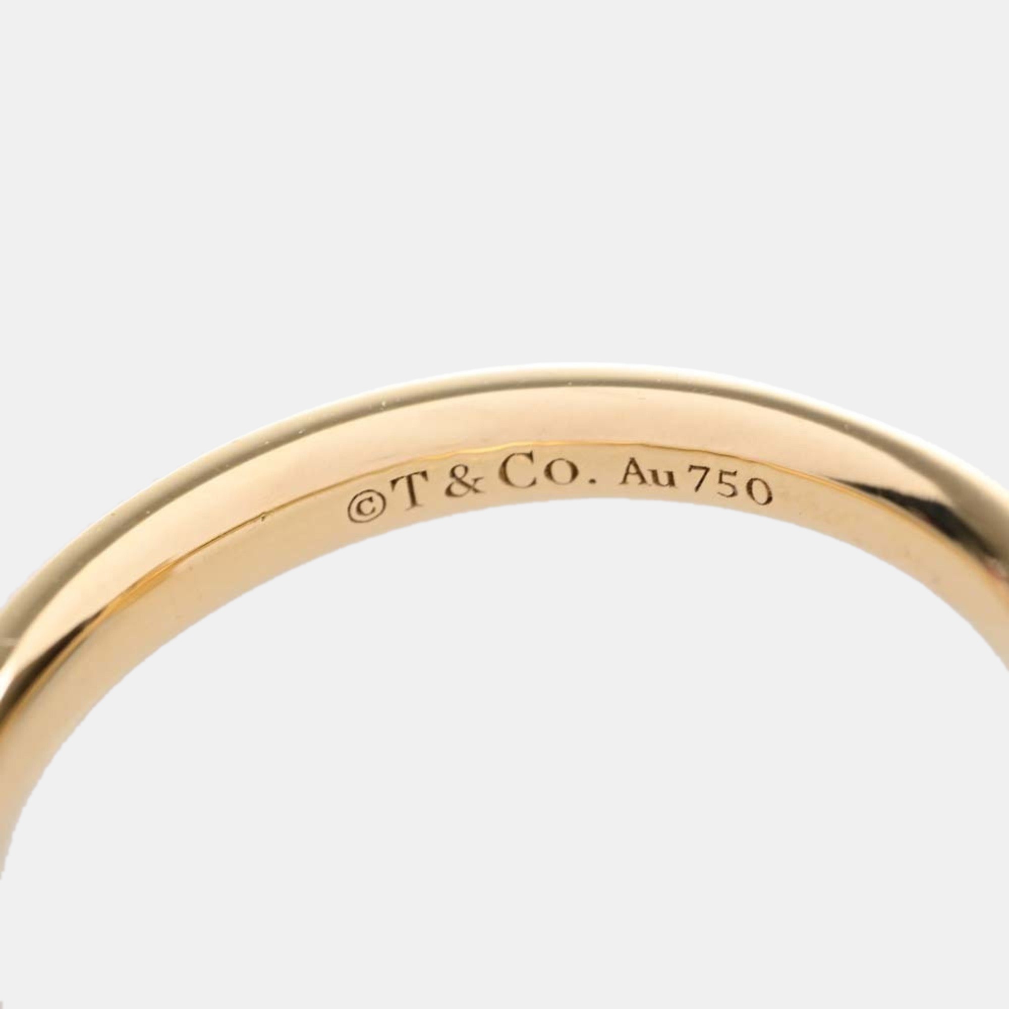 Tiffany & Co. 18K Yellow Gold T1 Ring EU 50.5