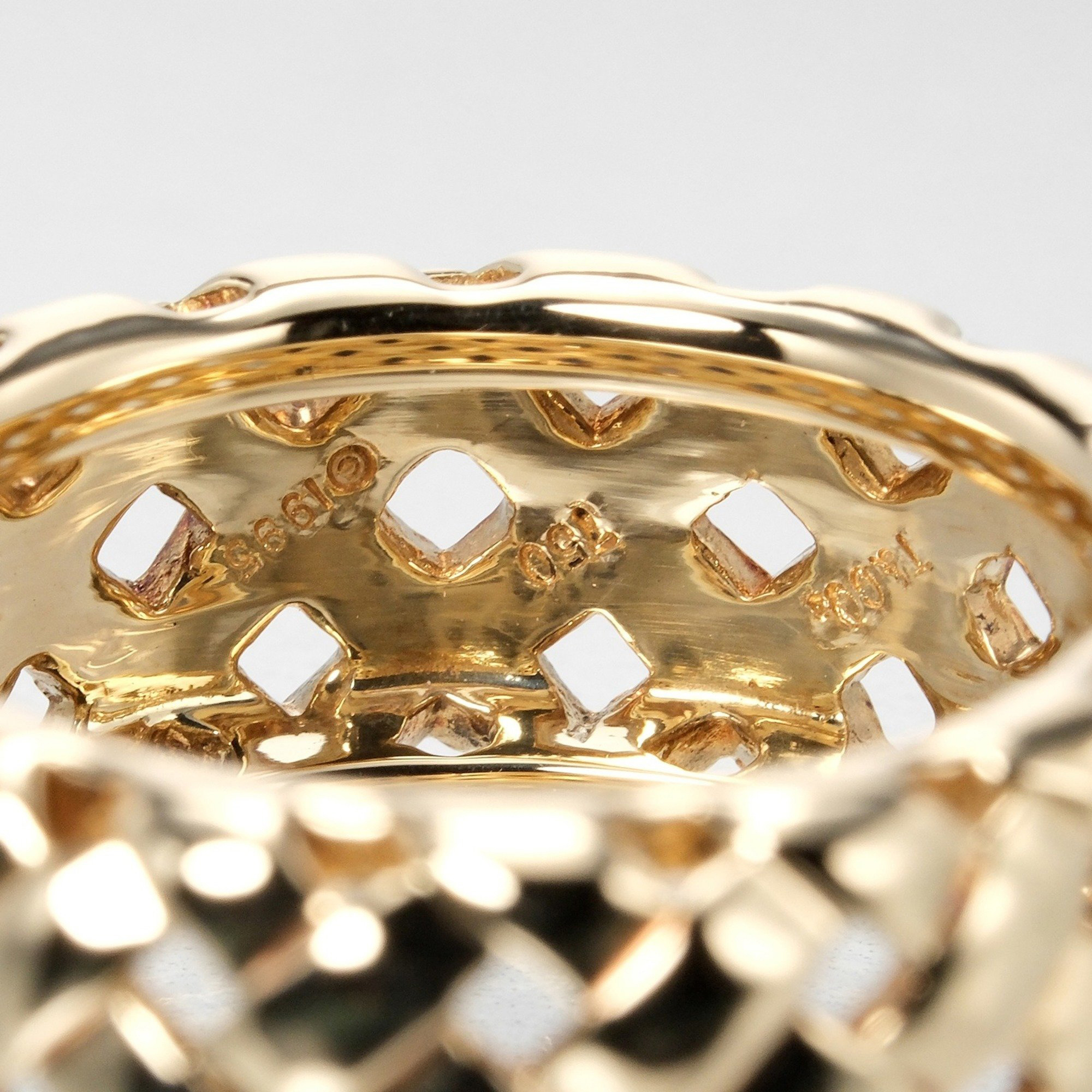 Tiffany & Co. 18K Yellow Gold Somerset Band Ring EU 50.5