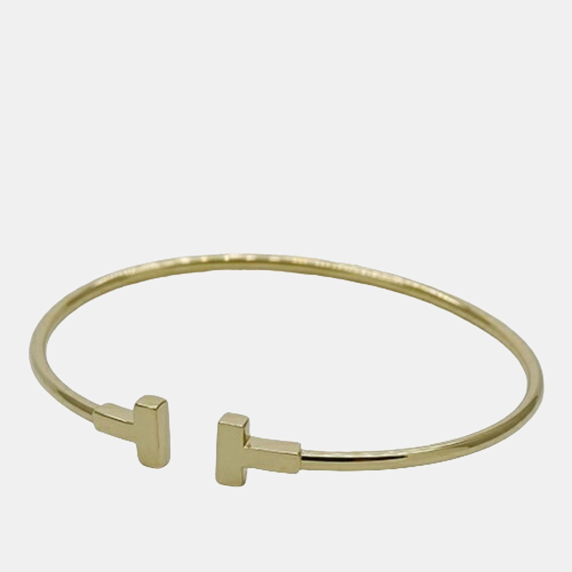 Tiffany & Co. 18K Yellow Gold Narrow Wire Bangle Bracelet