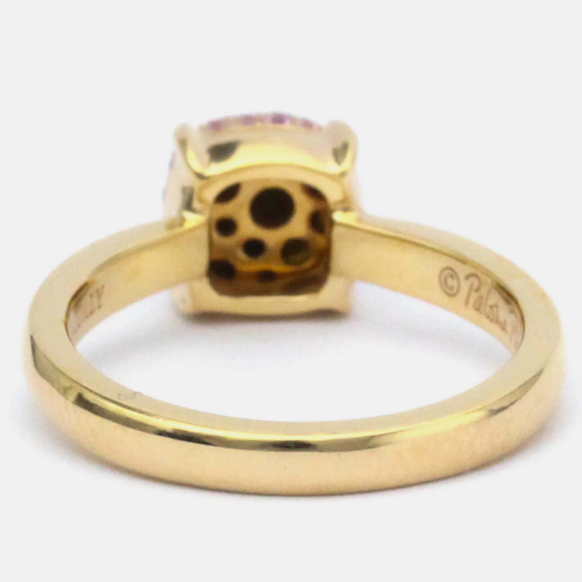 Tiffany & Co. Paloma Picasso 18K Rose Gold Sapphire Ring EU 49