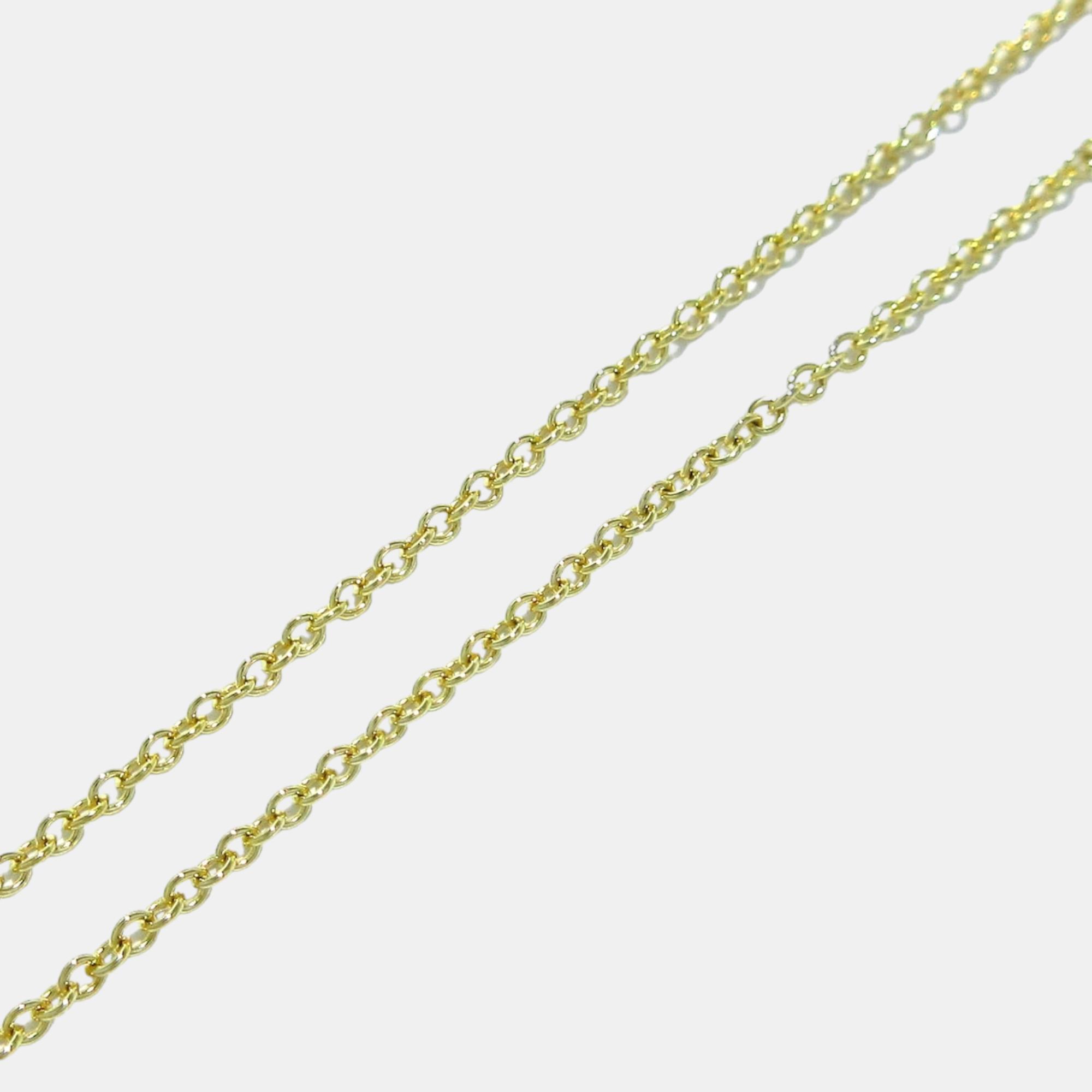 Tiffany & Co. Elsa Peretti Diamonds By The Yard 18K Yellow Gold Diamond Necklace