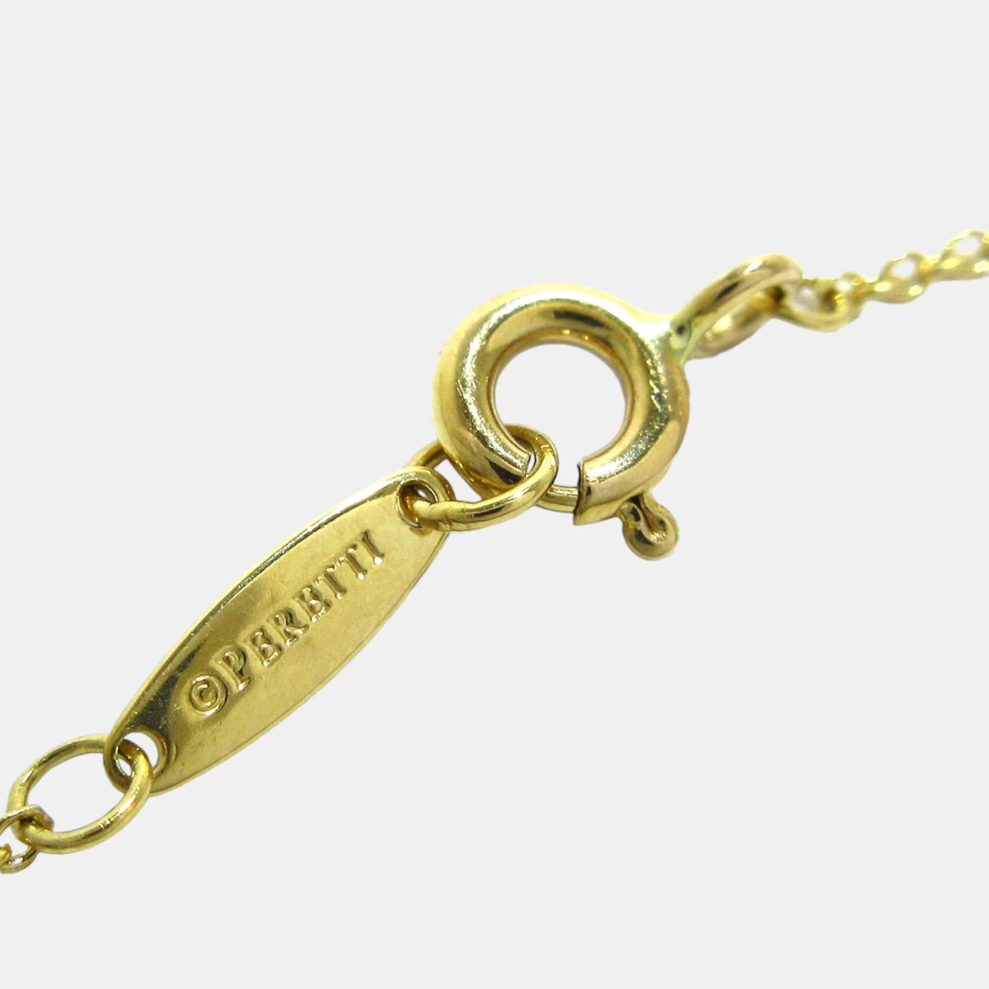 Tiffany & Co. Elsa Peretti 18K Yellow Gold Diamond Bracelet 17