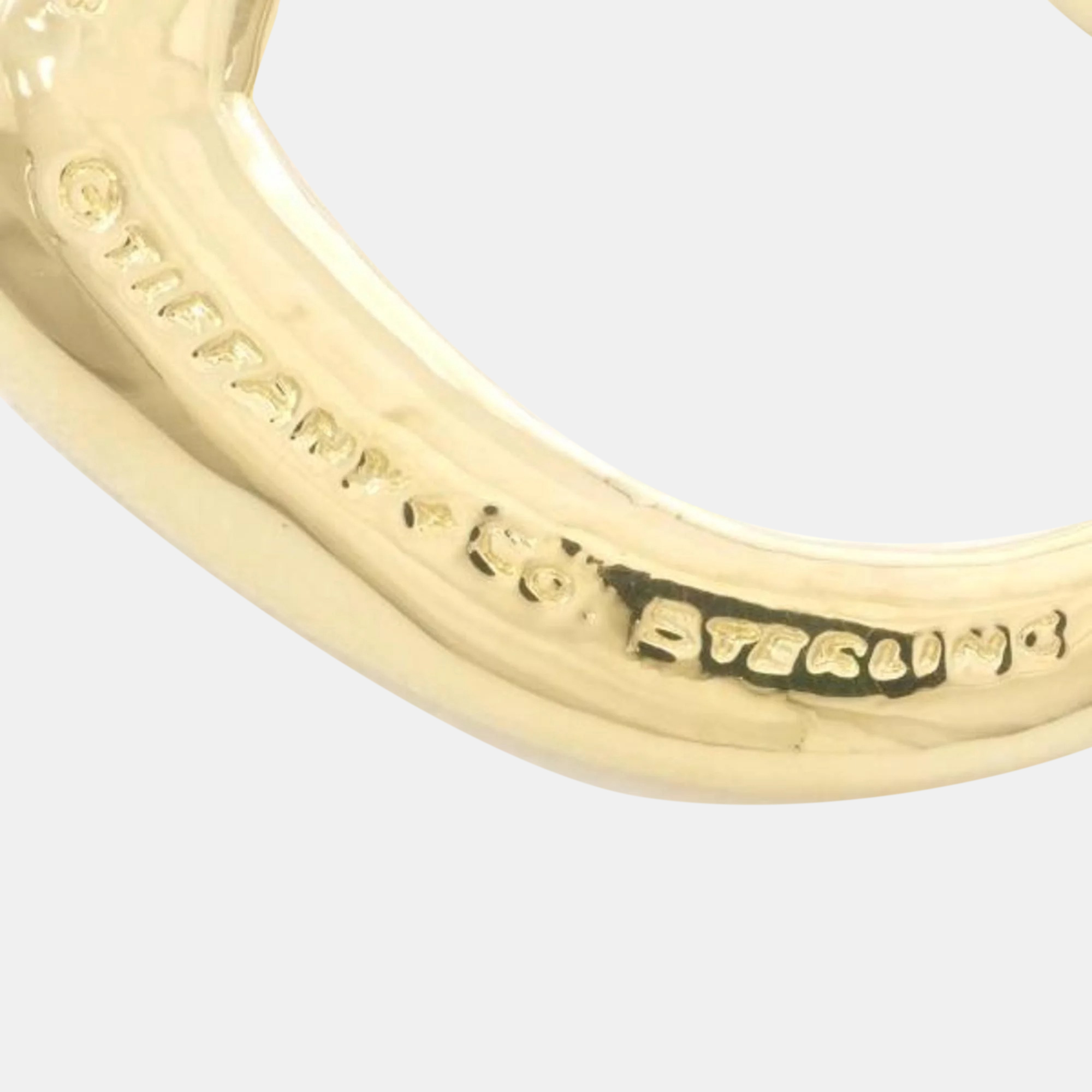 Tiffany & Co. 18K Yellow Gold Elsa Peretti Open Heart Pendant